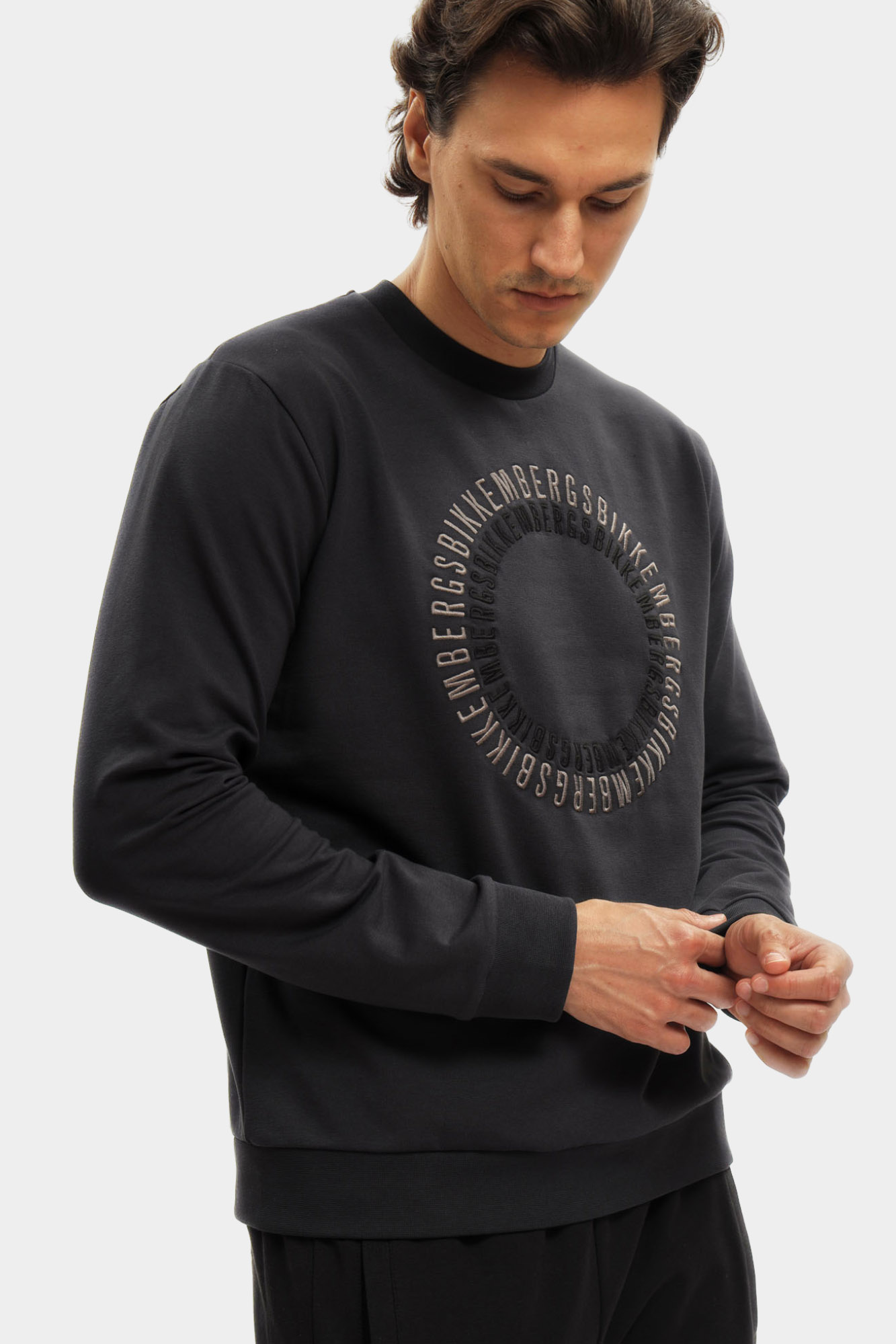 BMF0858 Свитшот Bikkembergs Черный