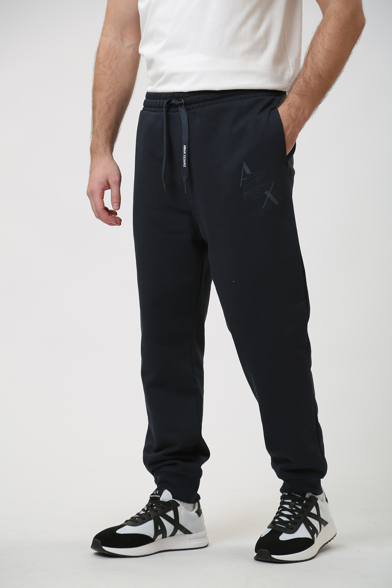6RZPAL_ZJ9KZ Брюки спортивные Armani Exchange Синий