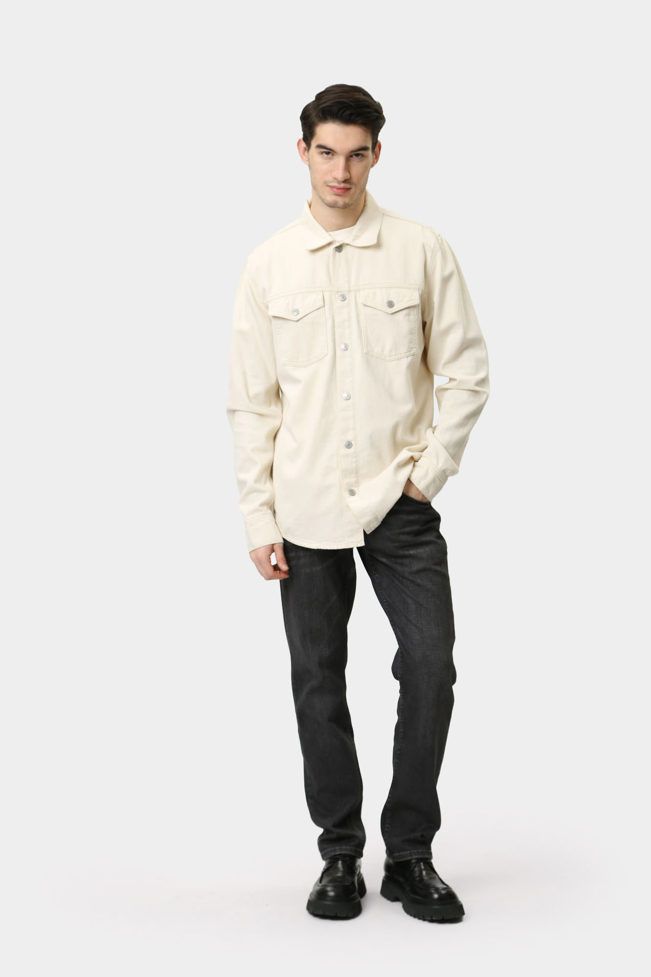 PM308584TC4 Рубашка с длинным рукавом Pepe Jeans Бежевый