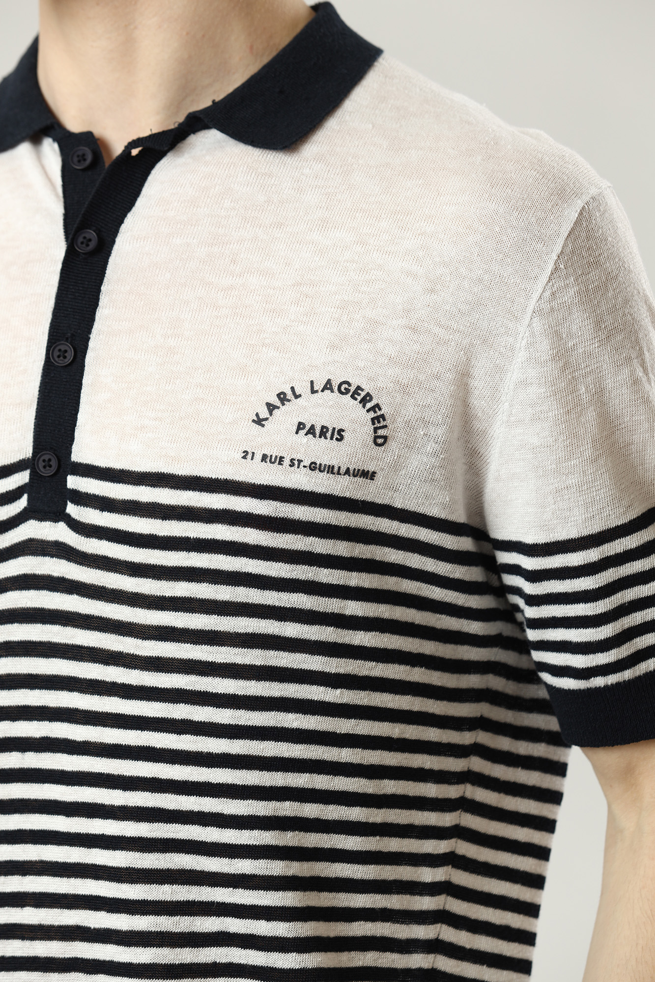 521305_655046 Поло Karl Lagerfeld Синий