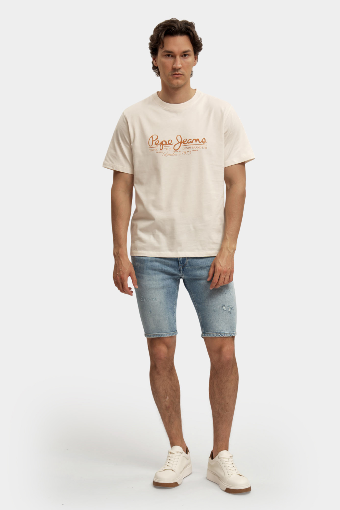 PM801084RI8 Шорты джинсовые Pepe Jeans Голубой