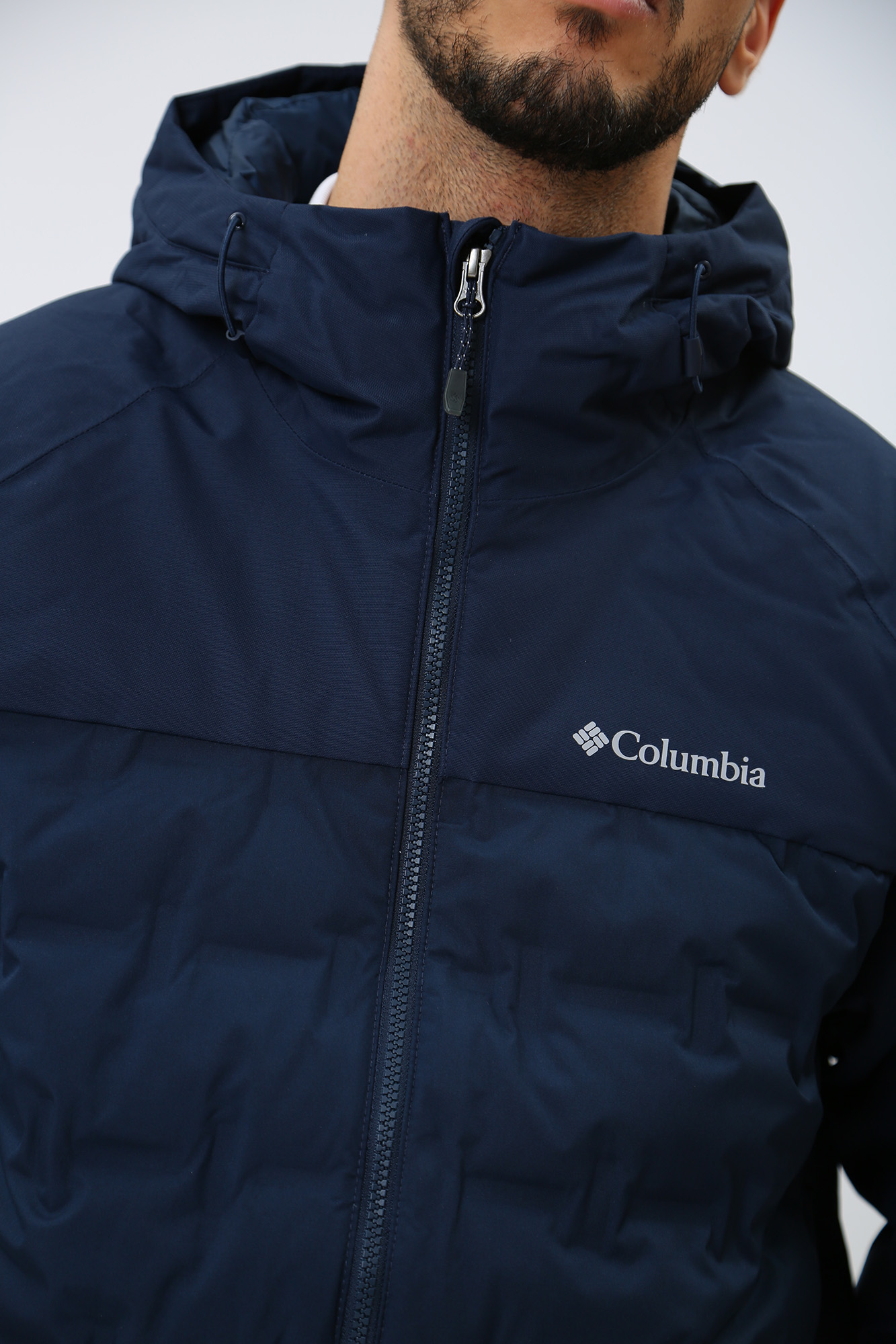 2008291 Пуховик Grand Trek™ II Down Hooded Jacket Columbia Синий