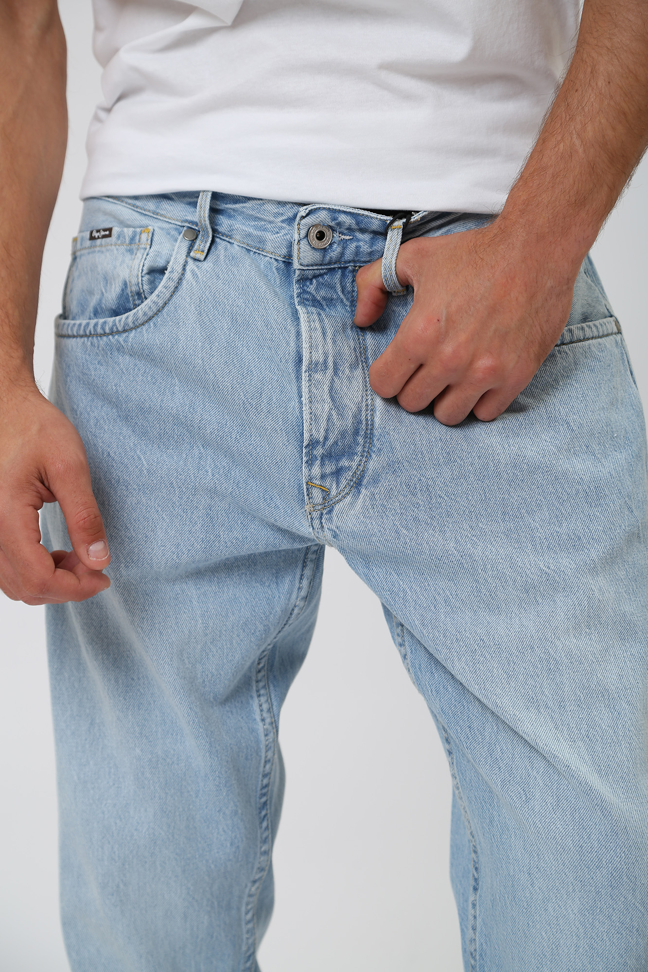 PM206812PF0 Брюки джинсовые Pepe Jeans Голубой