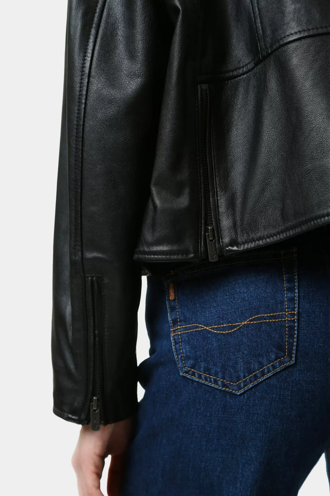 PL402494 куртка кожаная pepe jeans 