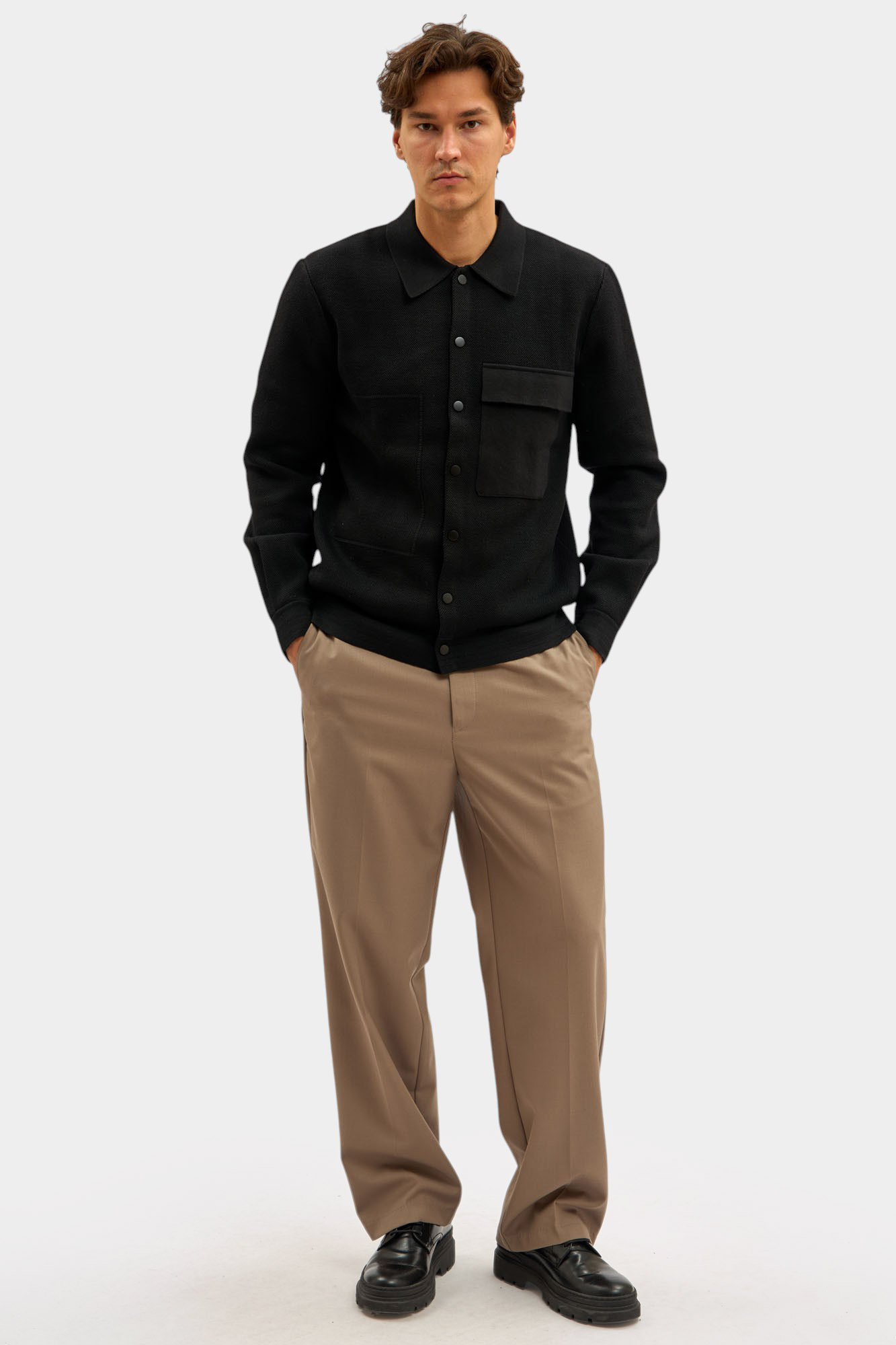 M-252-SK-50-003 Кардиган The Hills Черный