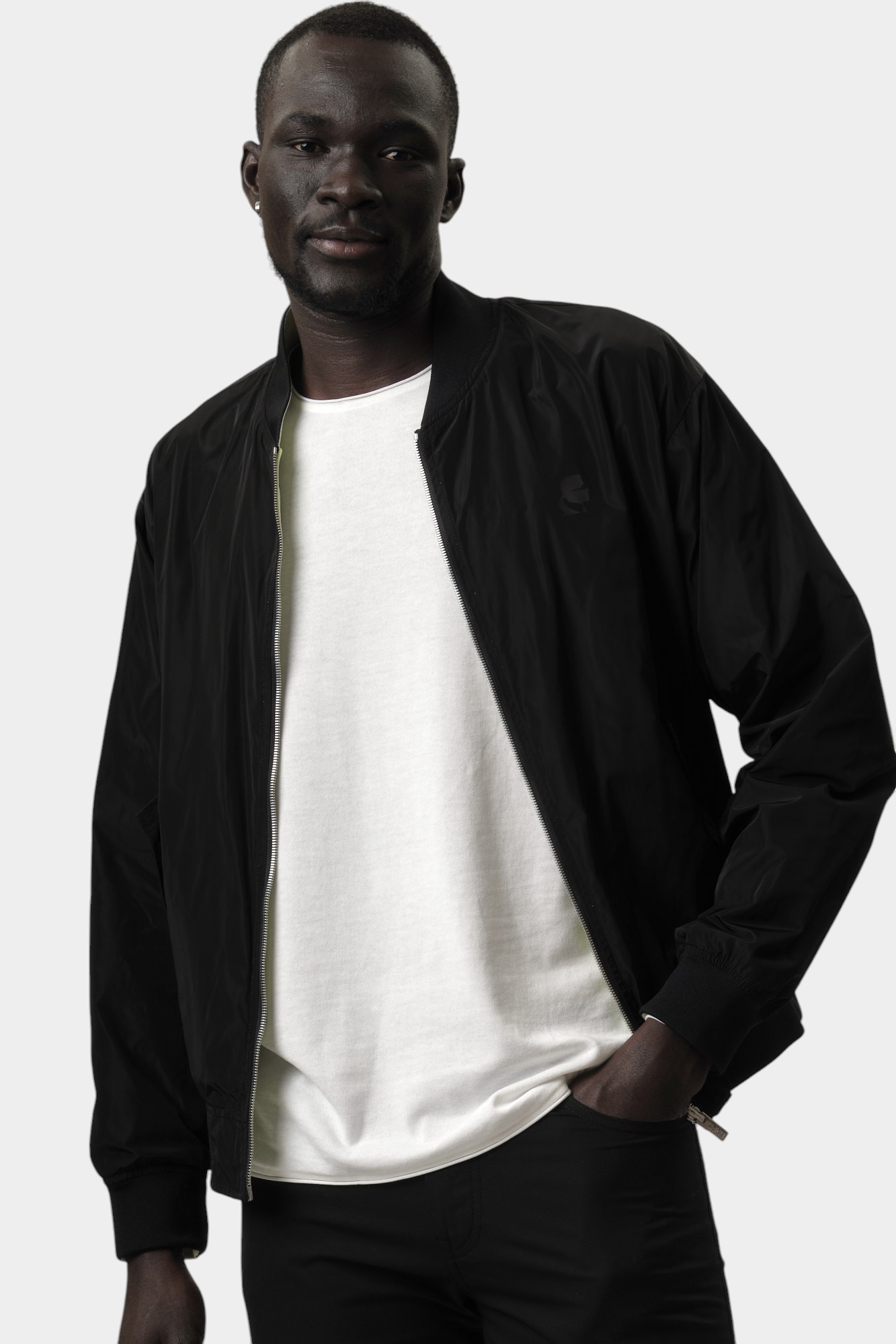 551501_505087 Бомбер Karl Lagerfeld Черный