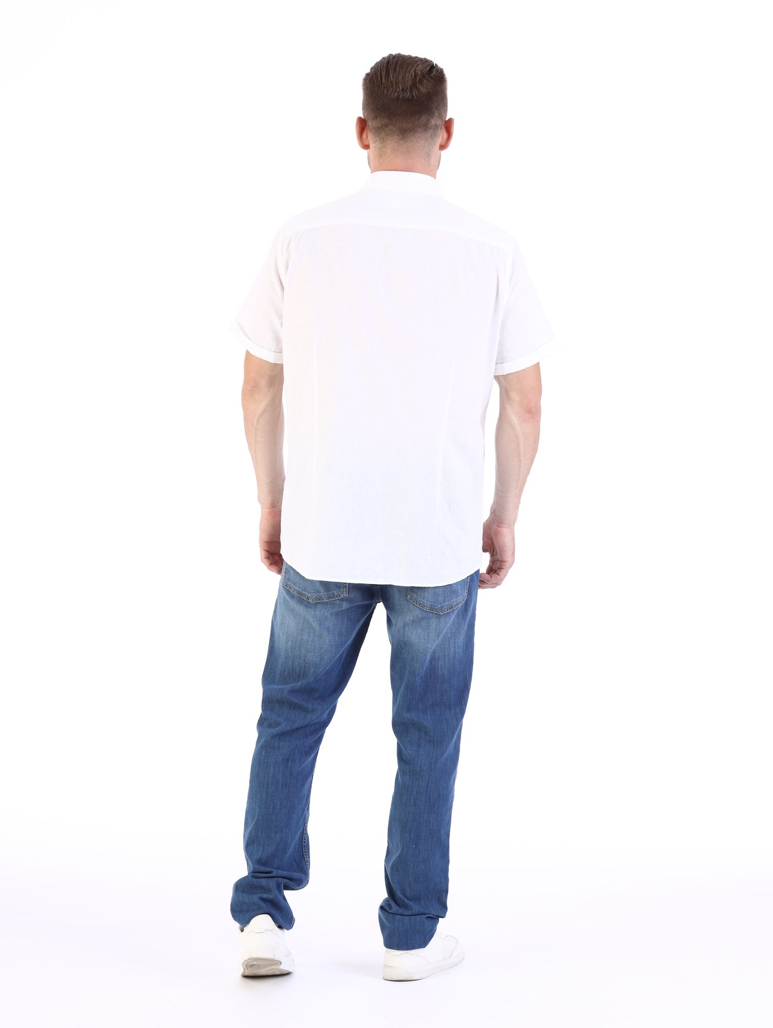 30014491_10006773 Сорочка Strellson Белый