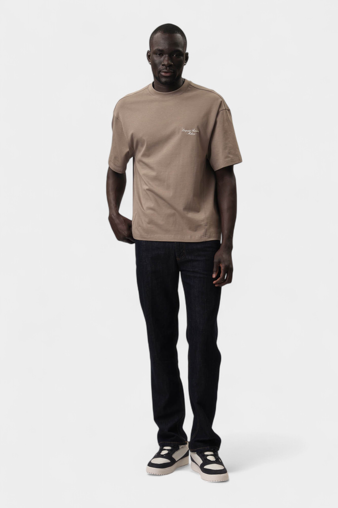 EM000763_AF13435 Брюки джинсовые Emporio Armani Синий