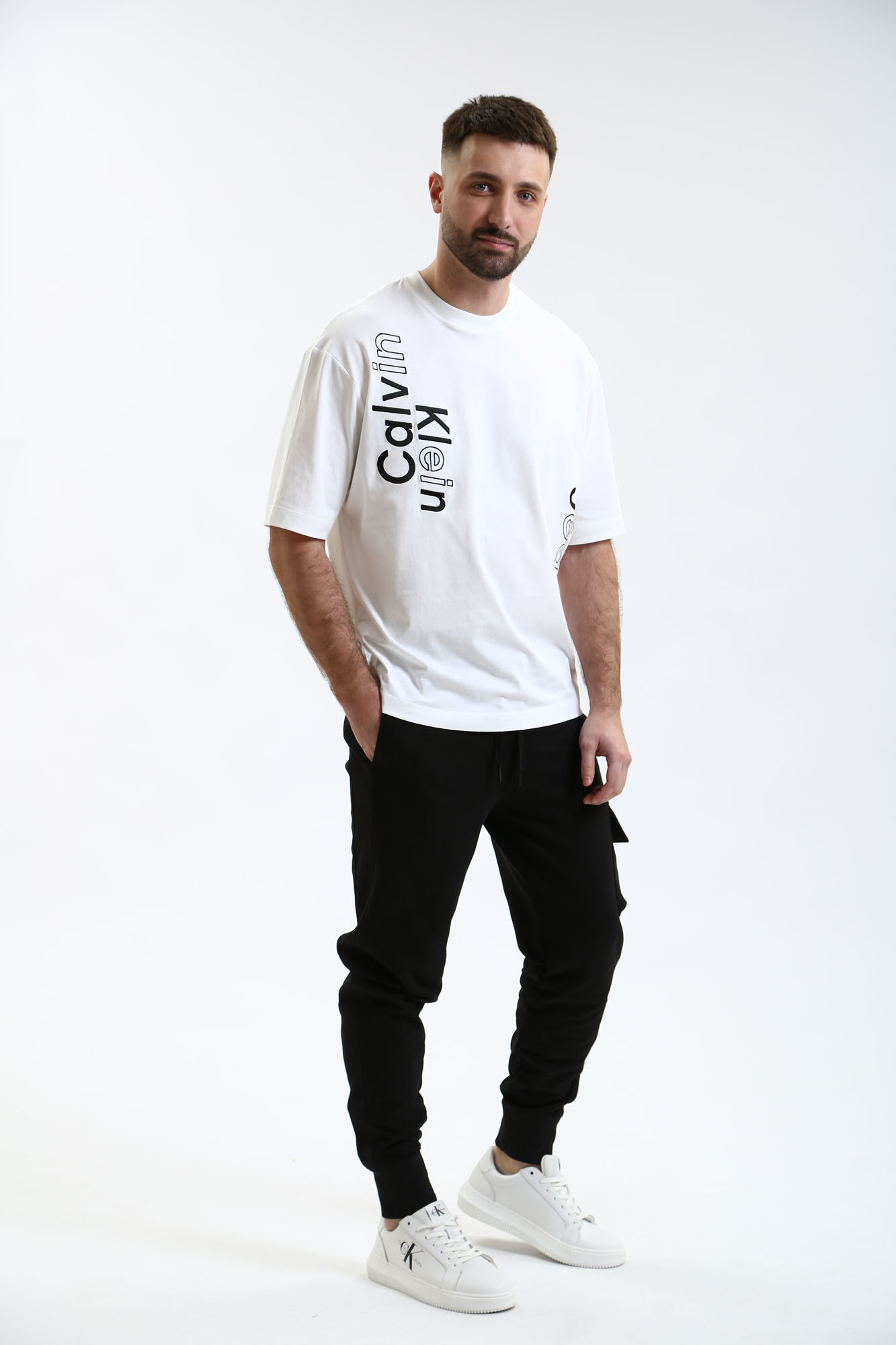 J30J325491 Футболка Calvin Klein Jeans Белый