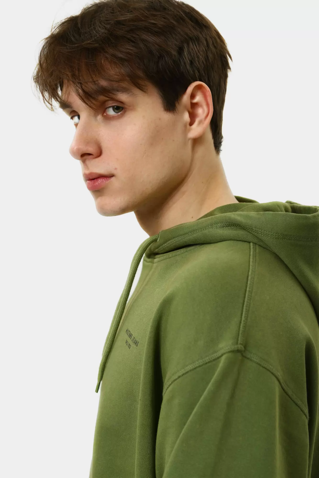 1015925 Худи Mustang Зеленый