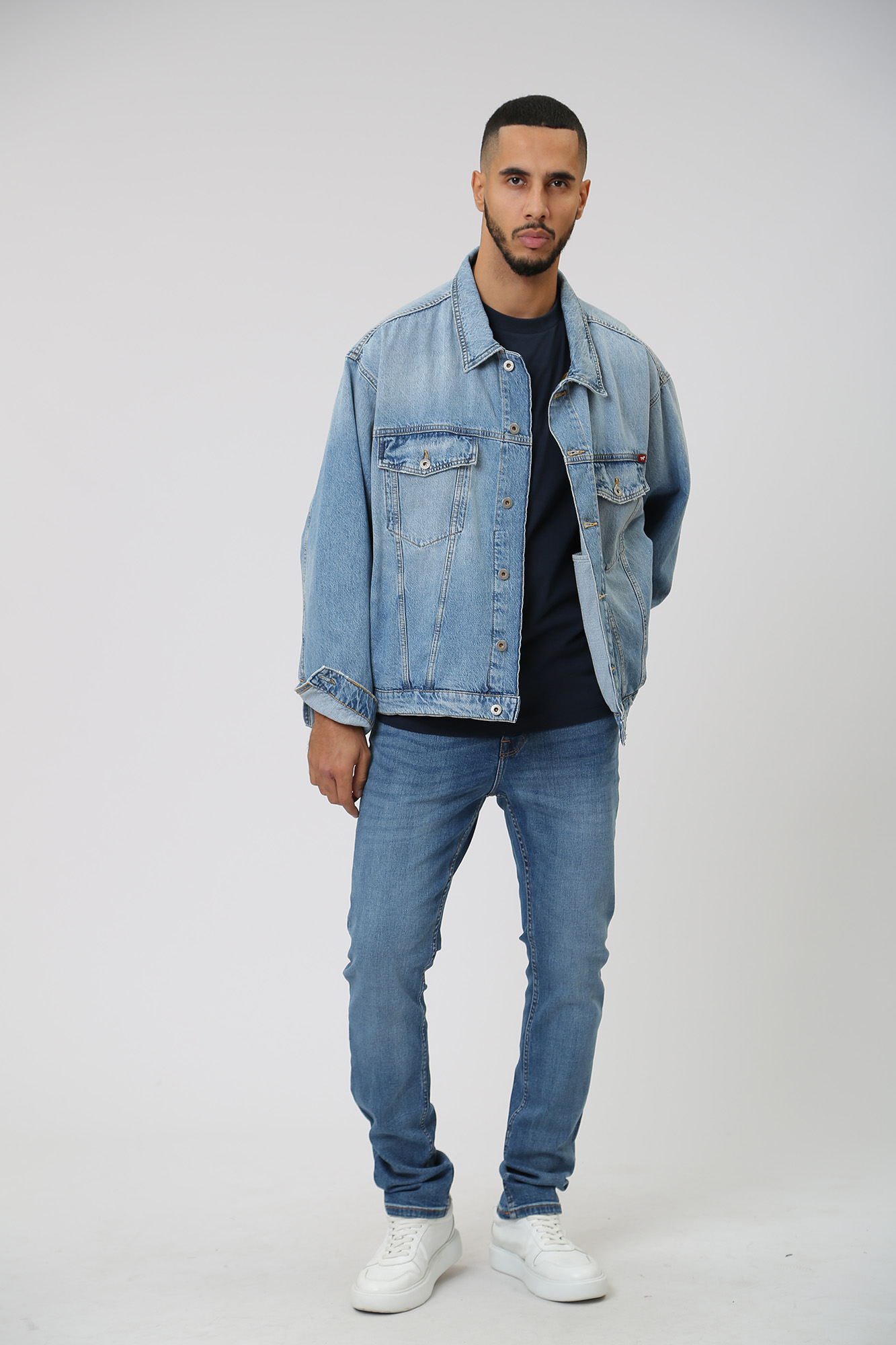 1014332-5000 Куртка джинсовая Mustang Голубой