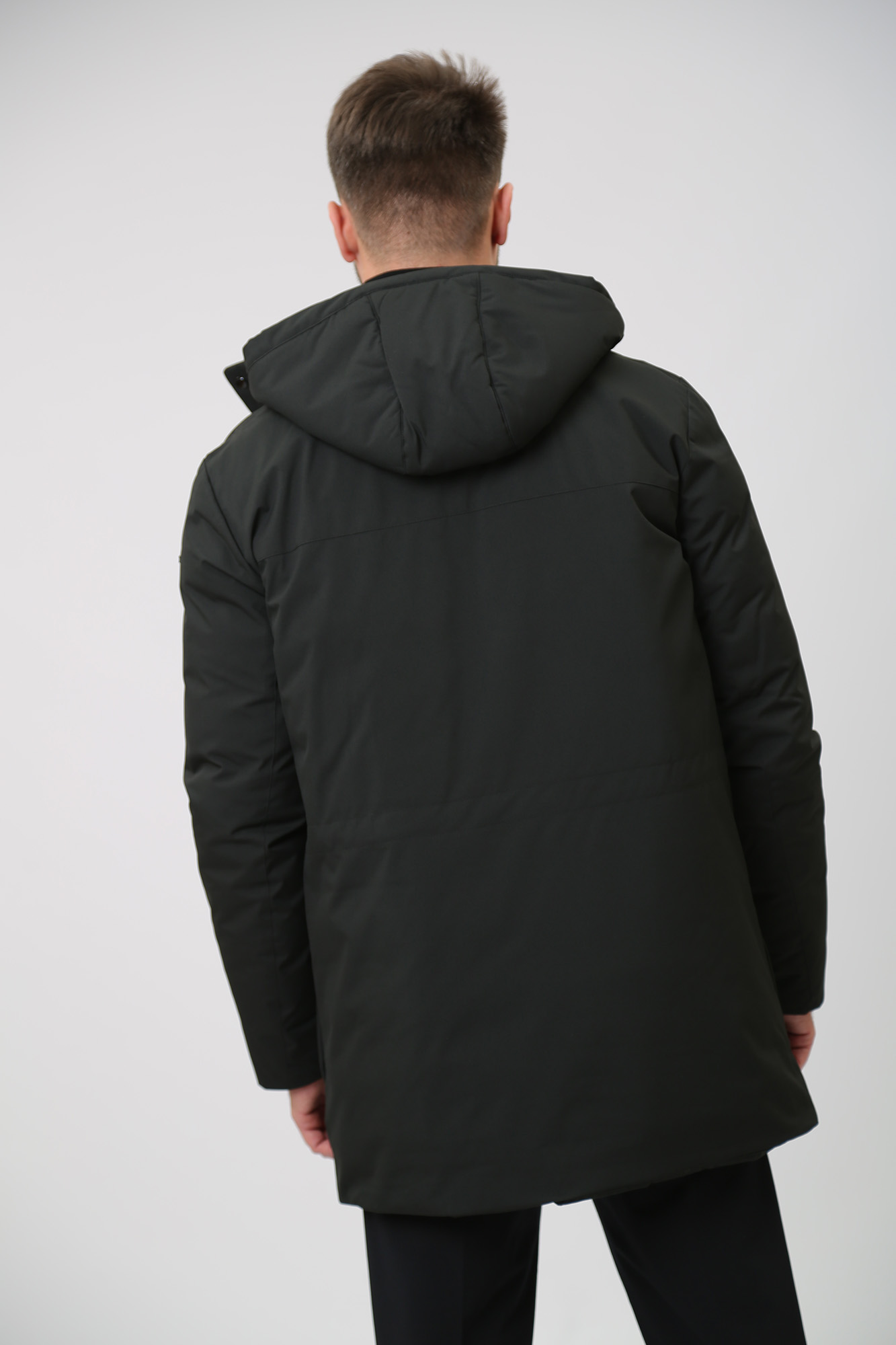 M3629BT2953F Пуховик удлиненный Geox Черный