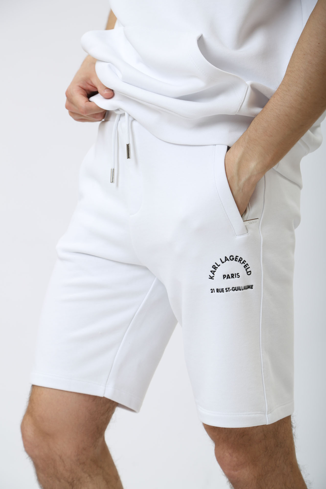 542900_705037 Шорты трикотажные Karl Lagerfeld Белый