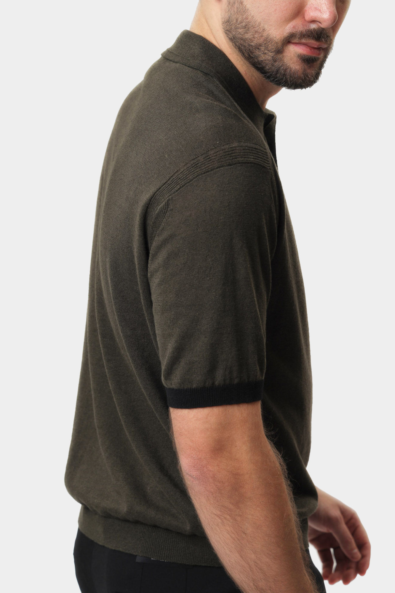 XM000709_AF12935 Поло трикотажное Armani Exchange Хаки