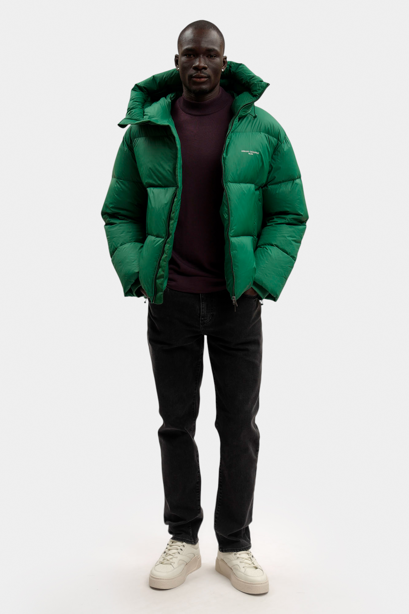 Куртка пуховая Armani Exchange Зеленый