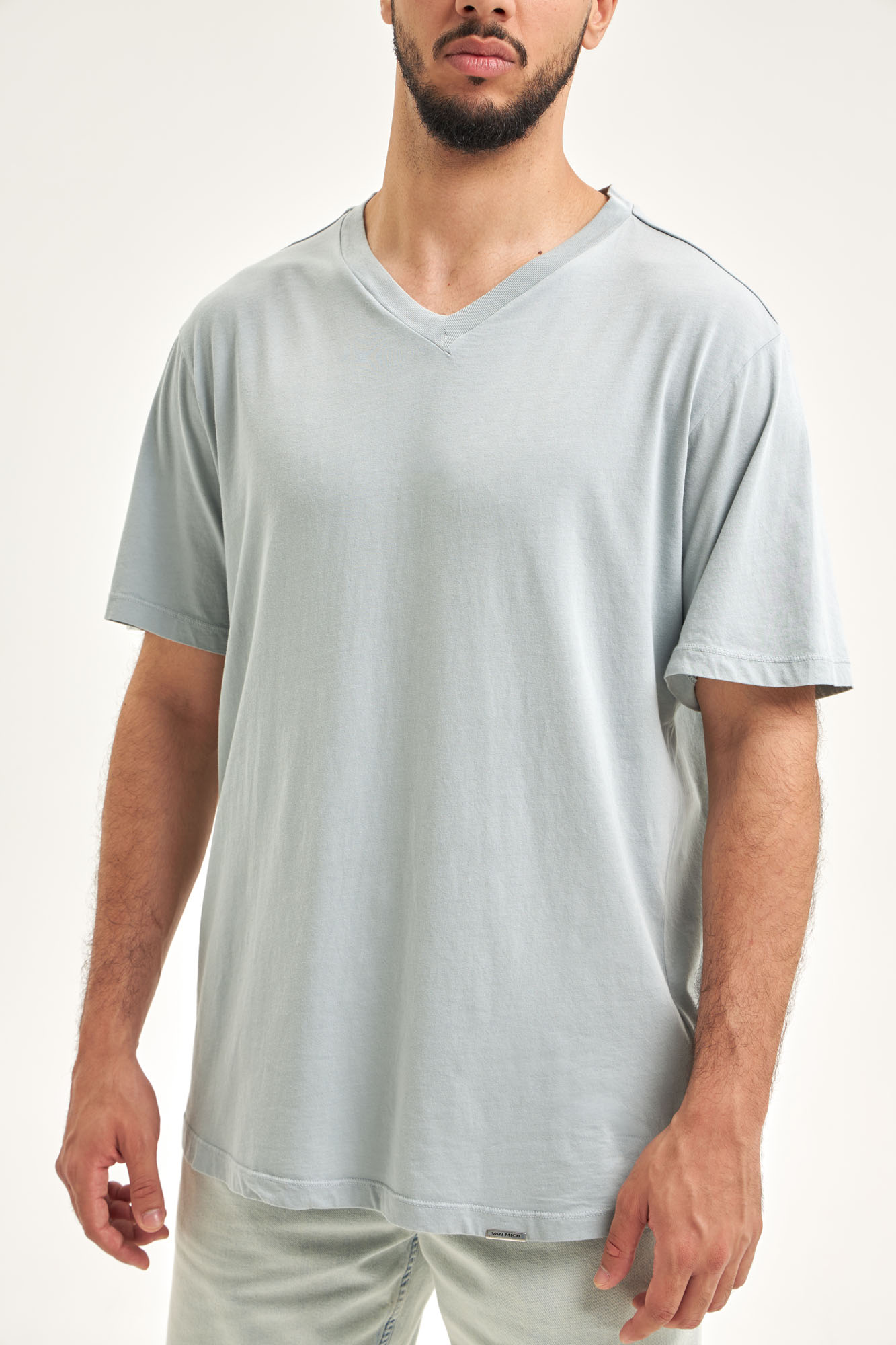 VM-ERK-22-071 Футболка Van Mich Голубой