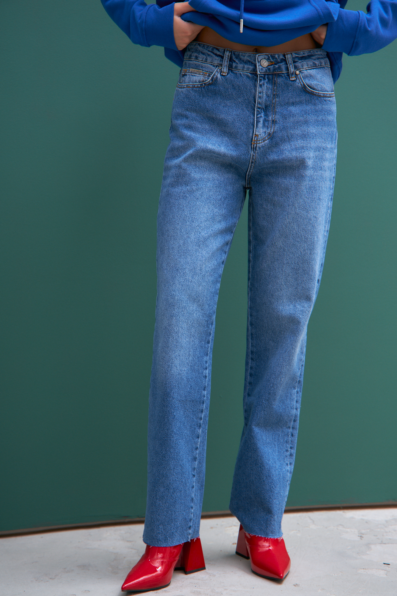 VW-232-33-009 джинсы 90s straight van mich 