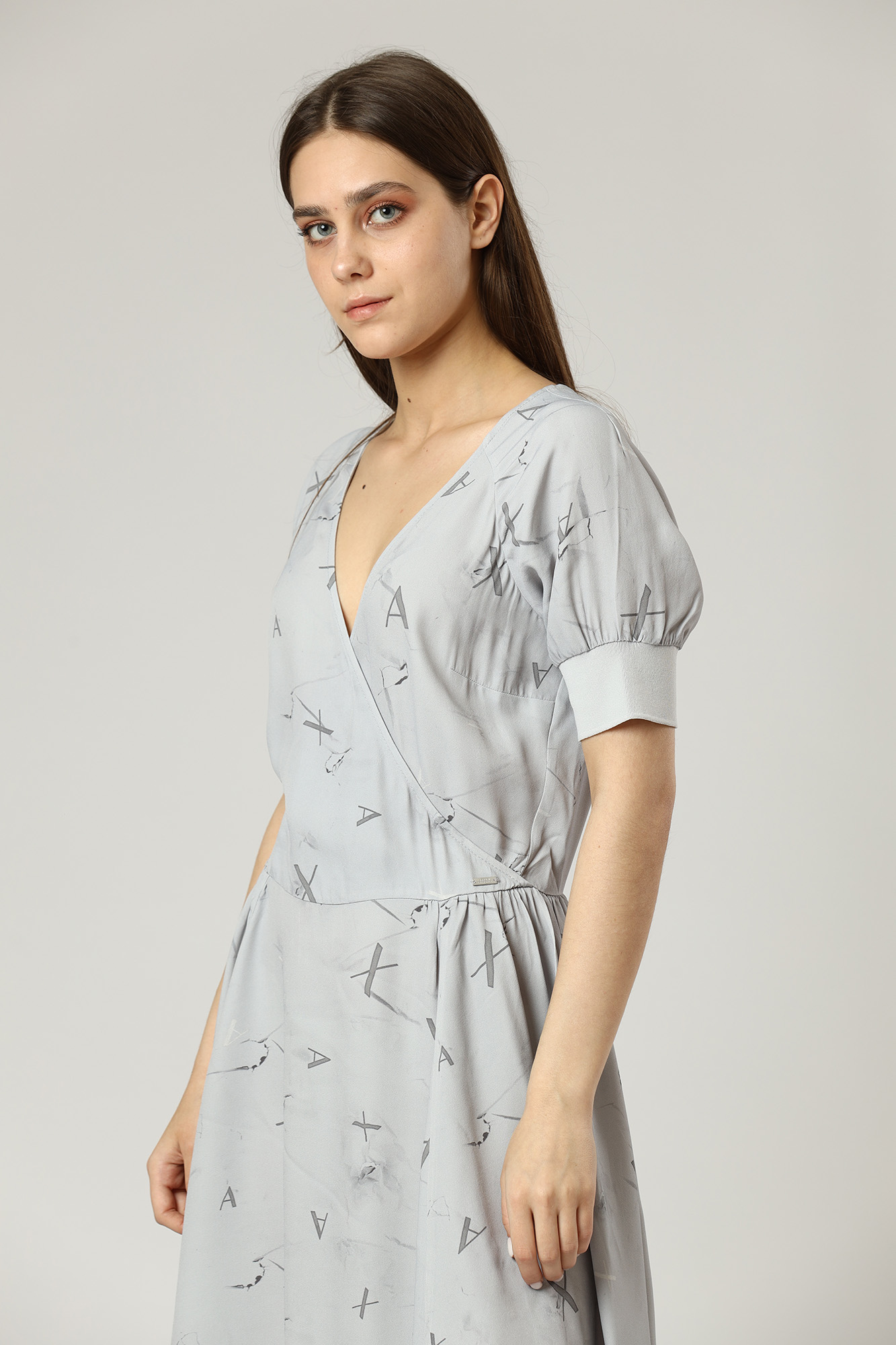 3LYA30_YNXTZ платье макси armani exchange 