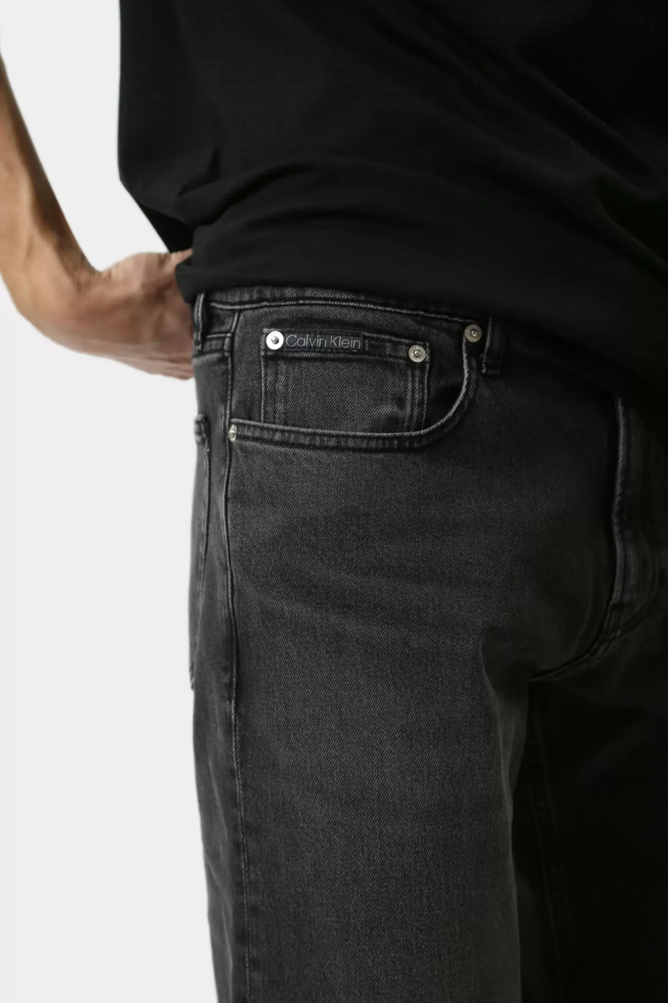 J30J326834 Брюки джинсовые Calvin Klein Jeans Черный