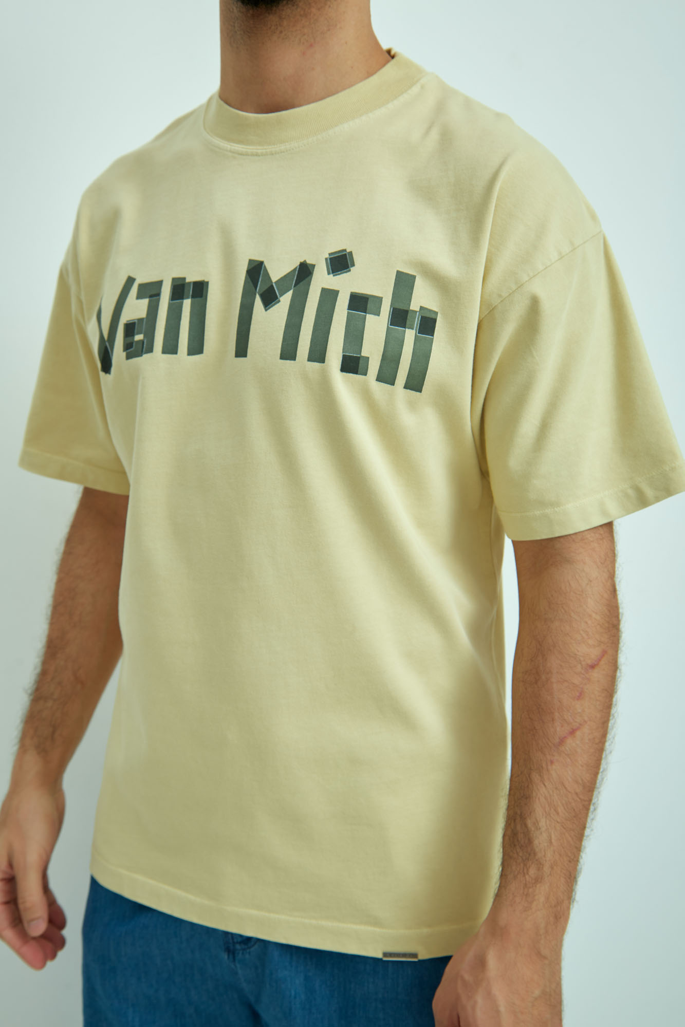 VM-ERK-22-067 Футболка Van Mich Бежевый