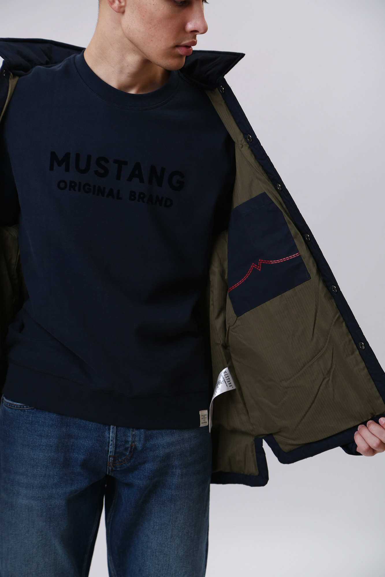 1012730 Куртка Mustang Синий