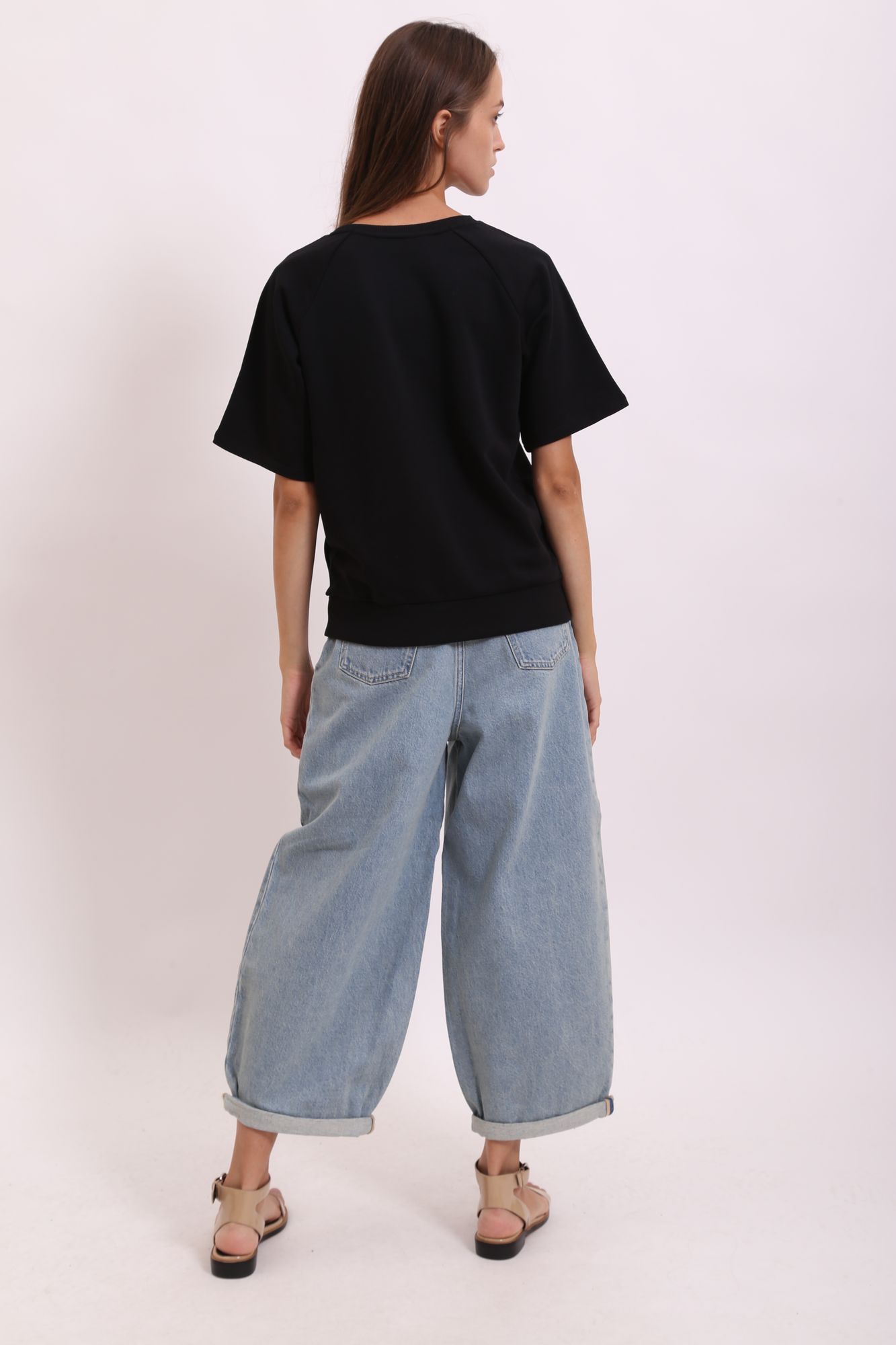 6KYM14_YJ6PZ свитшот с коротким рукавом armani exchange 