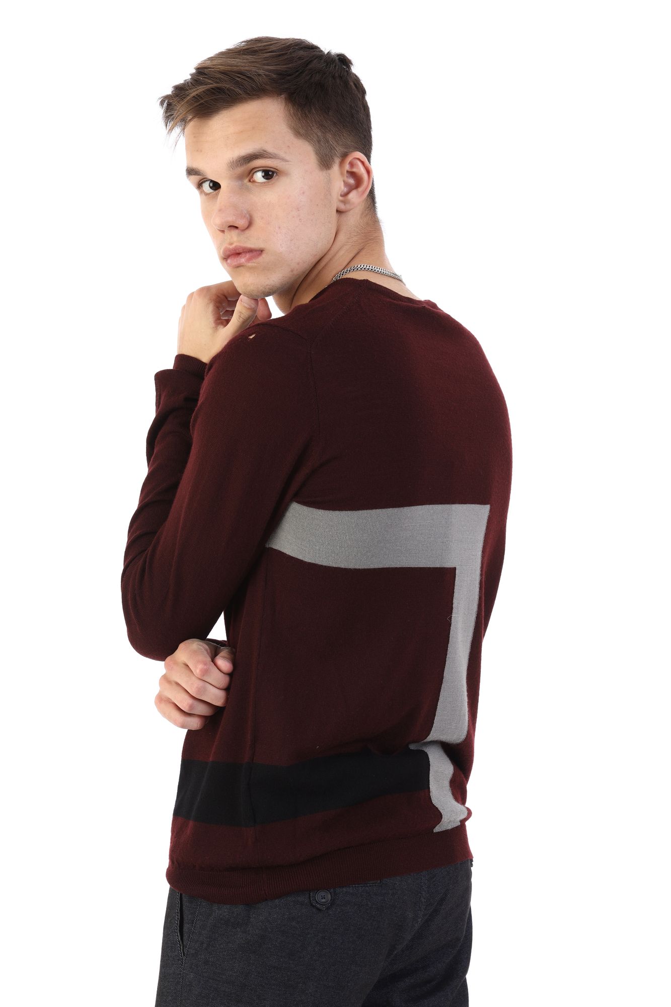 67346_560 Джемпер Lagerfeld Бордовый