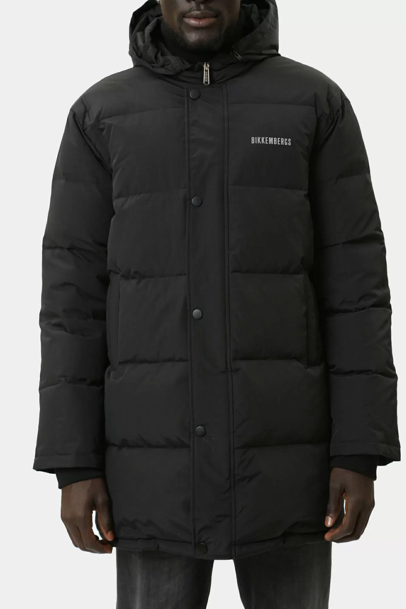 BMG0422 Пуховик Bikkembergs Черный