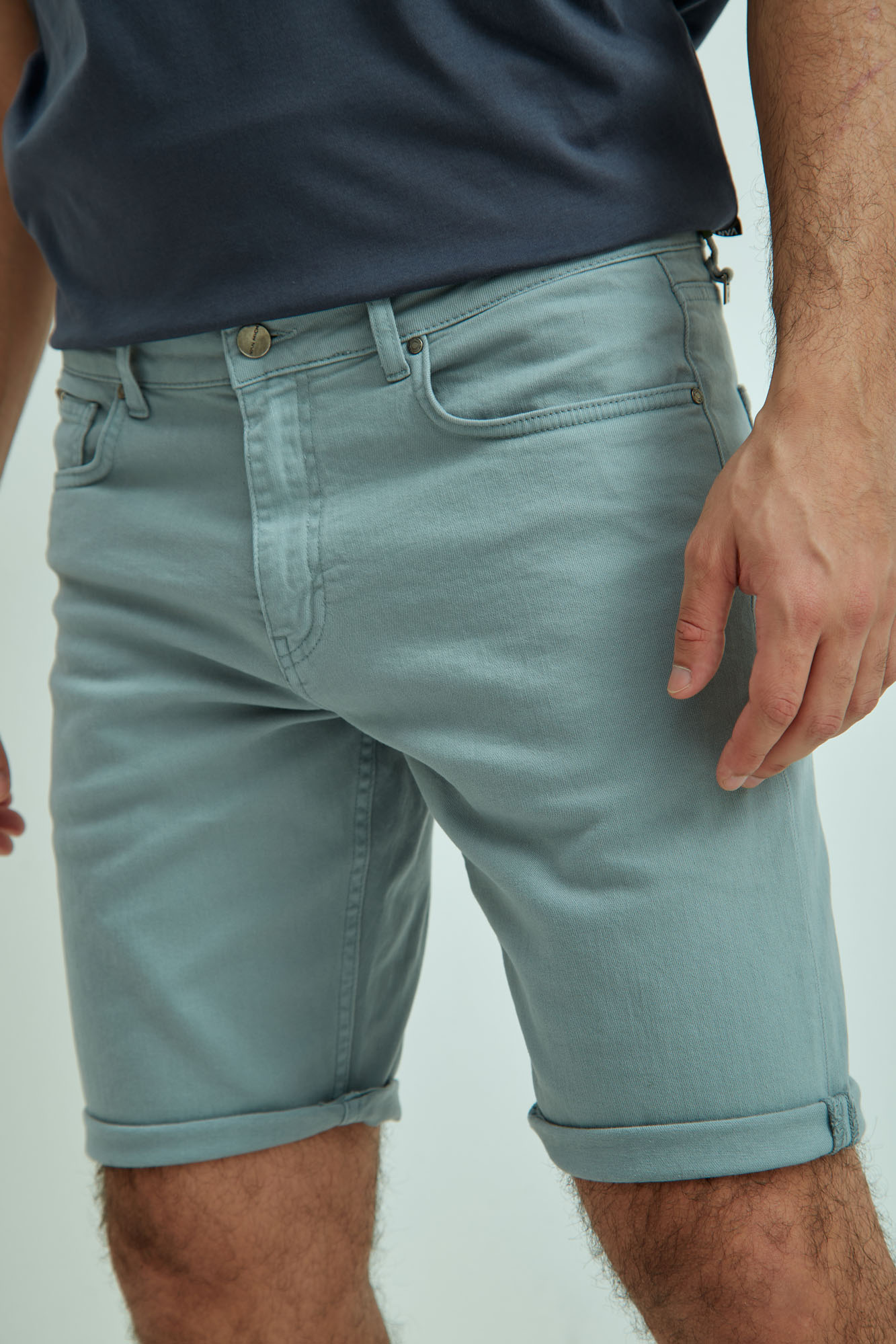 VM-OMA-33-015 Шорты джинсовые Van Mich Голубой