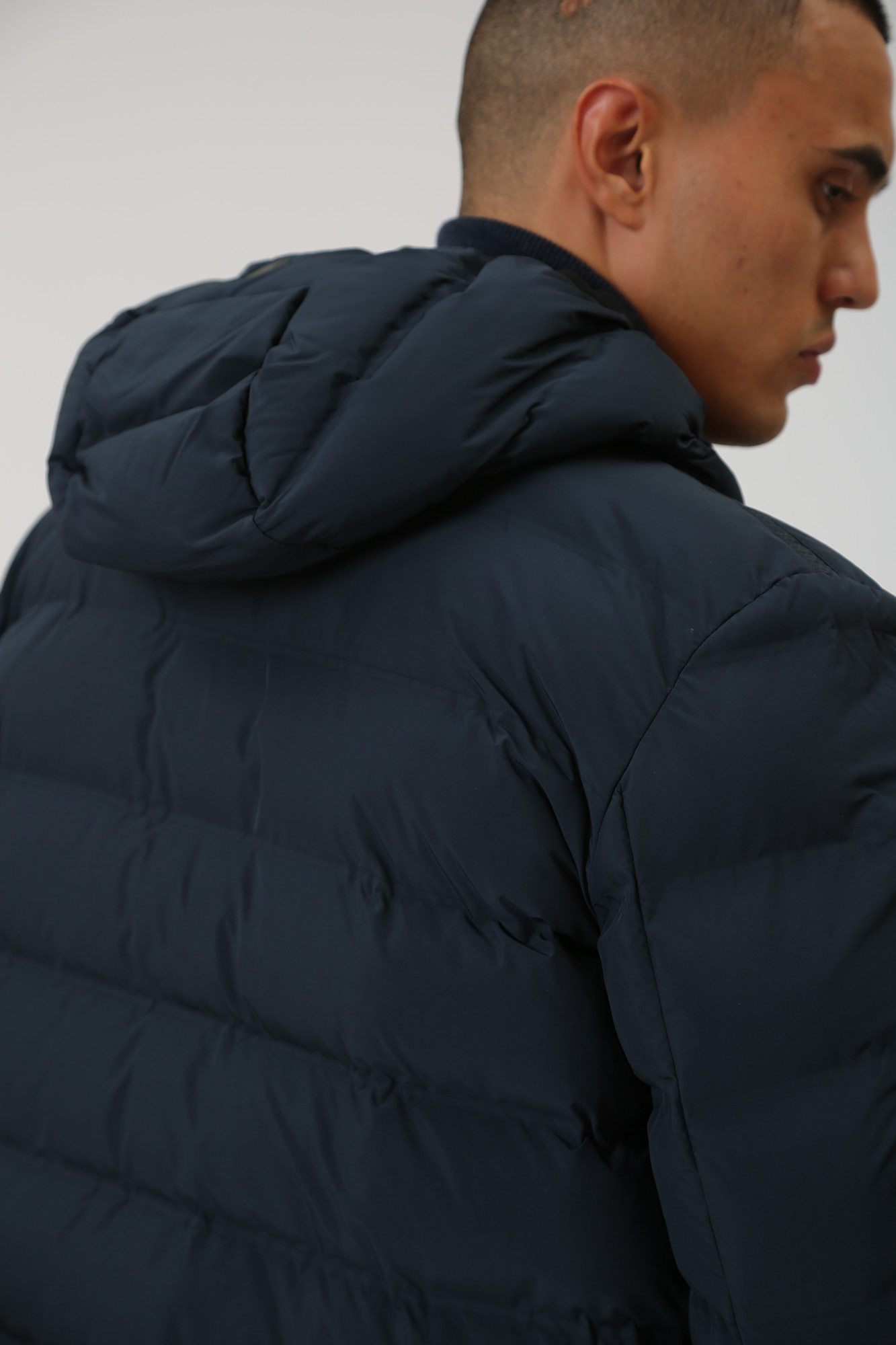 M3628LT2961F1 Пуховик удлиненный Geox Синий