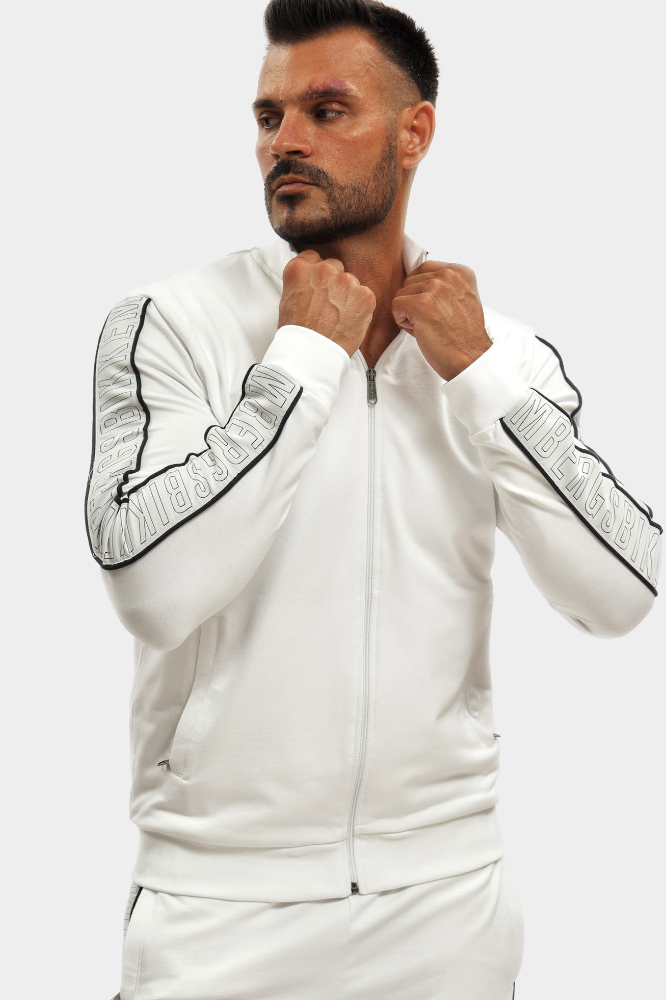 BMF0841 Толстовка Bikkembergs Белый