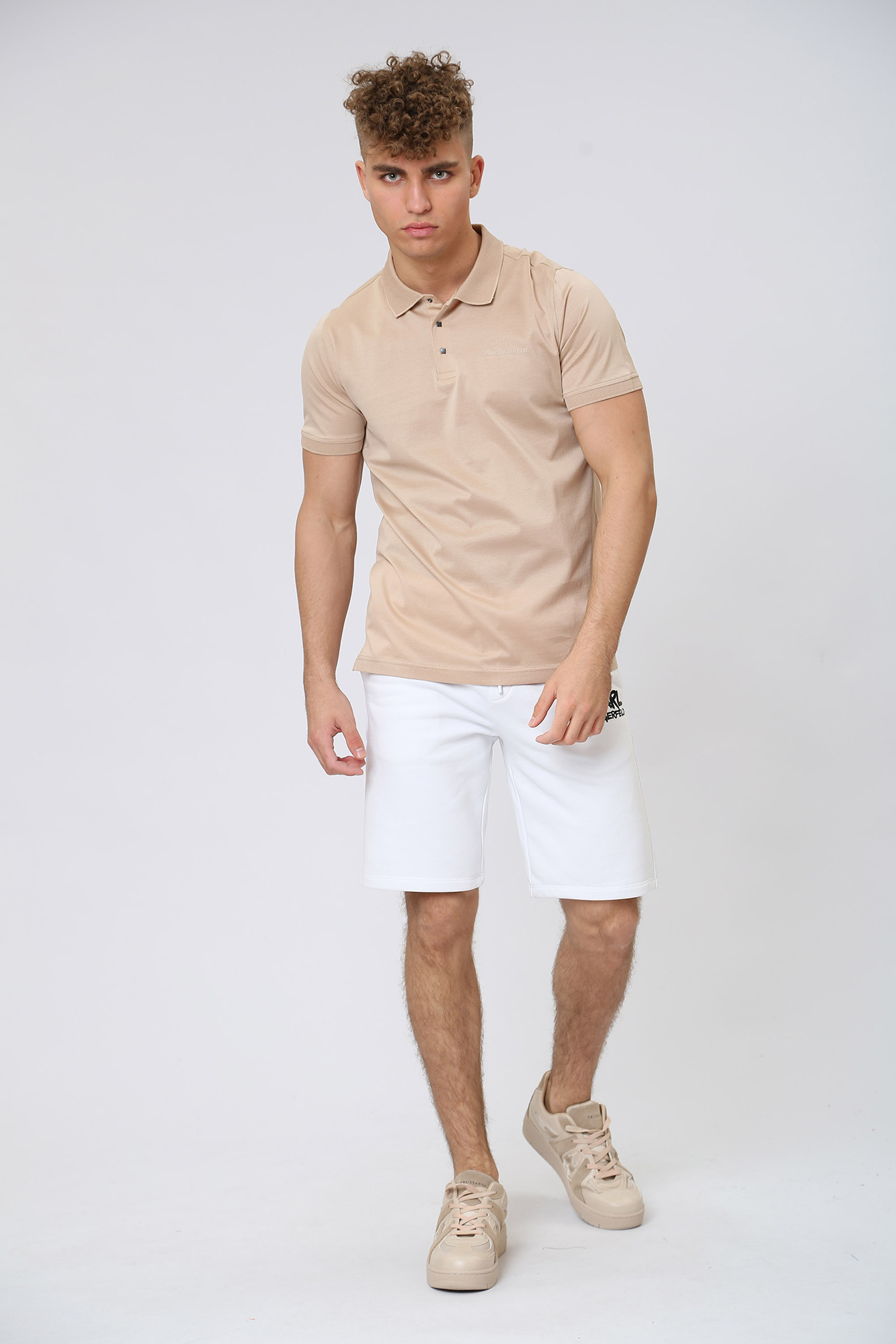 532200_745000 Поло  Karl Lagerfeld Бежевый