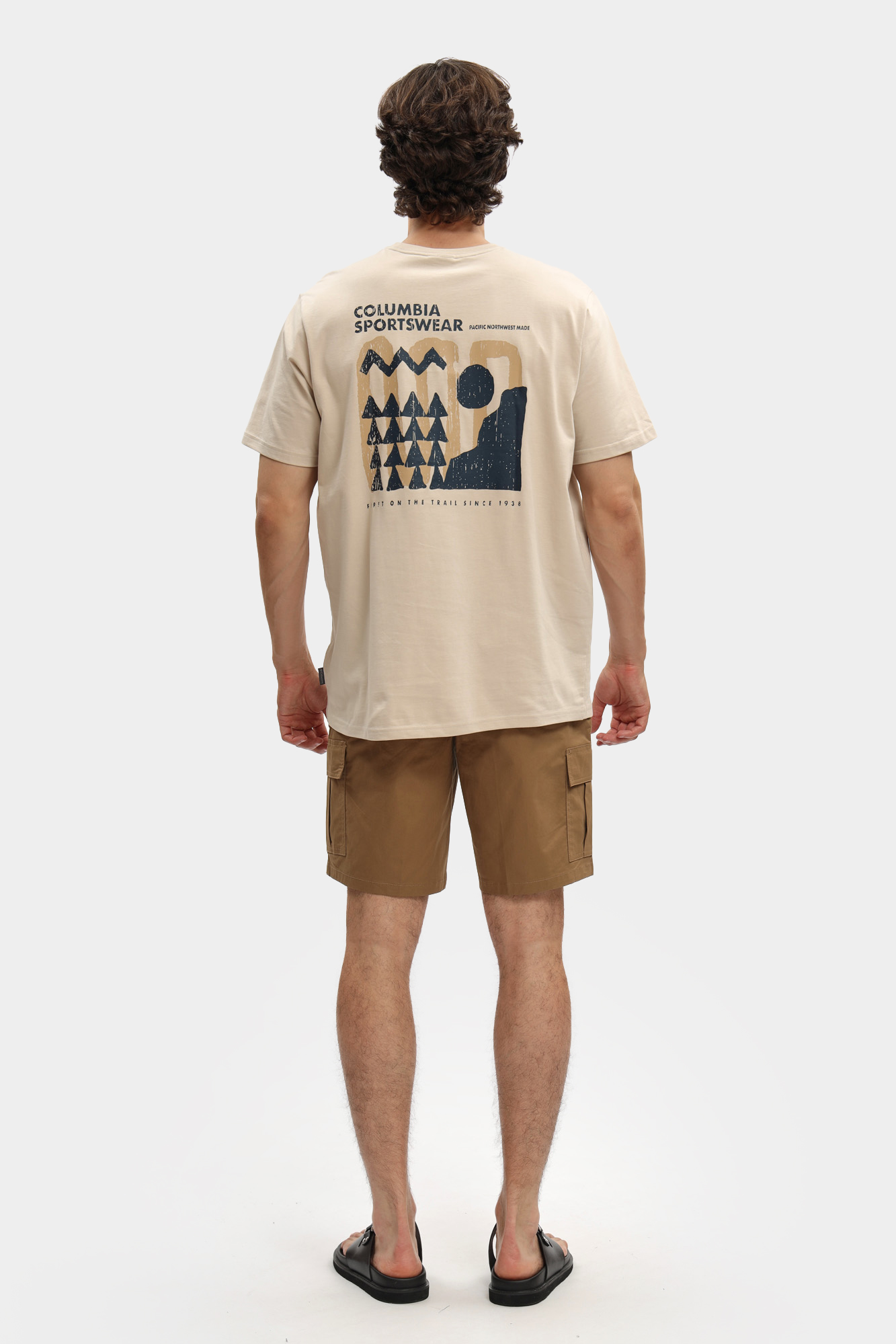 2036451 Футболка Columbia Бежевый