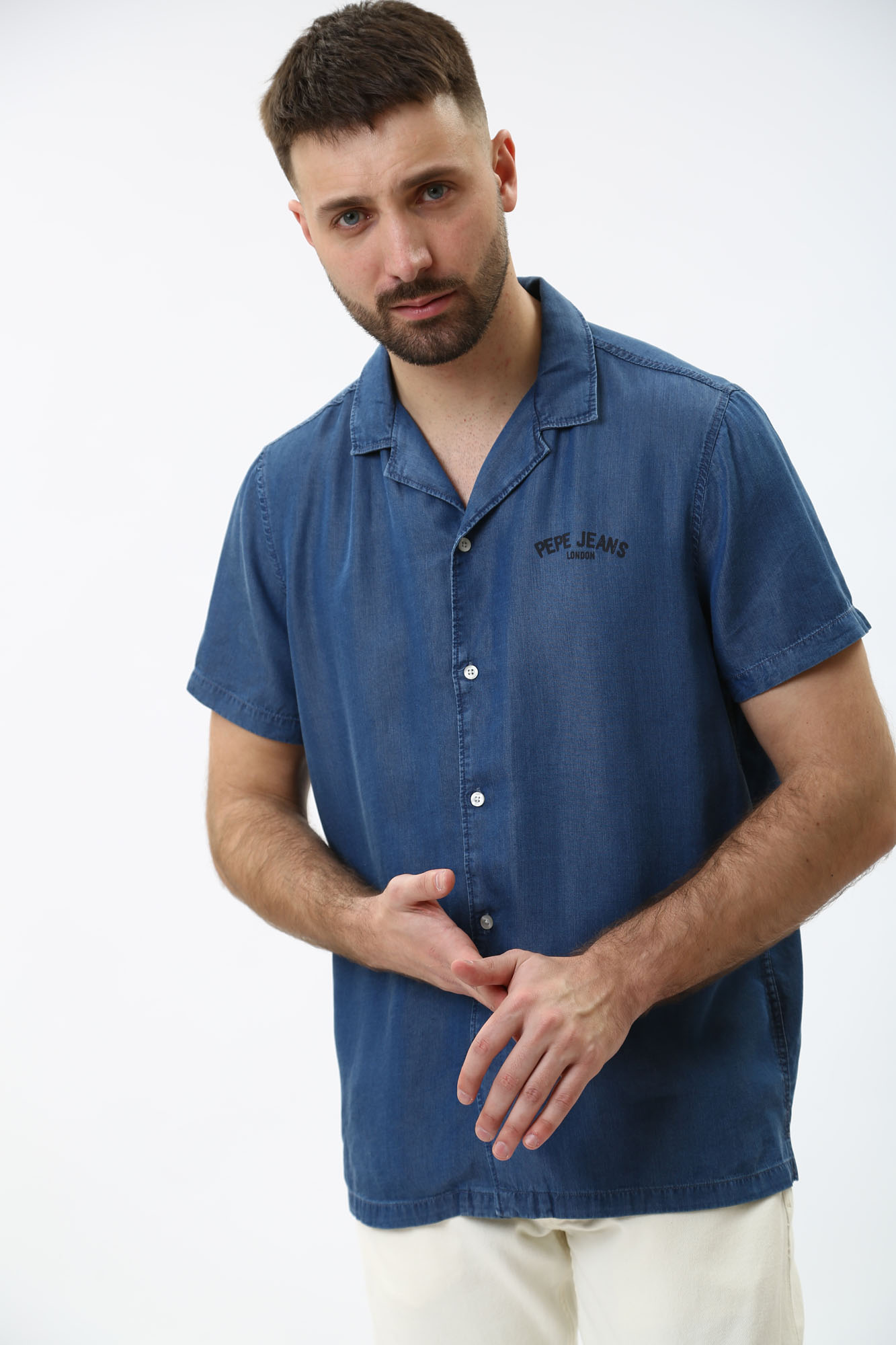 PM308493 Рубашка Pepe Jeans Синий