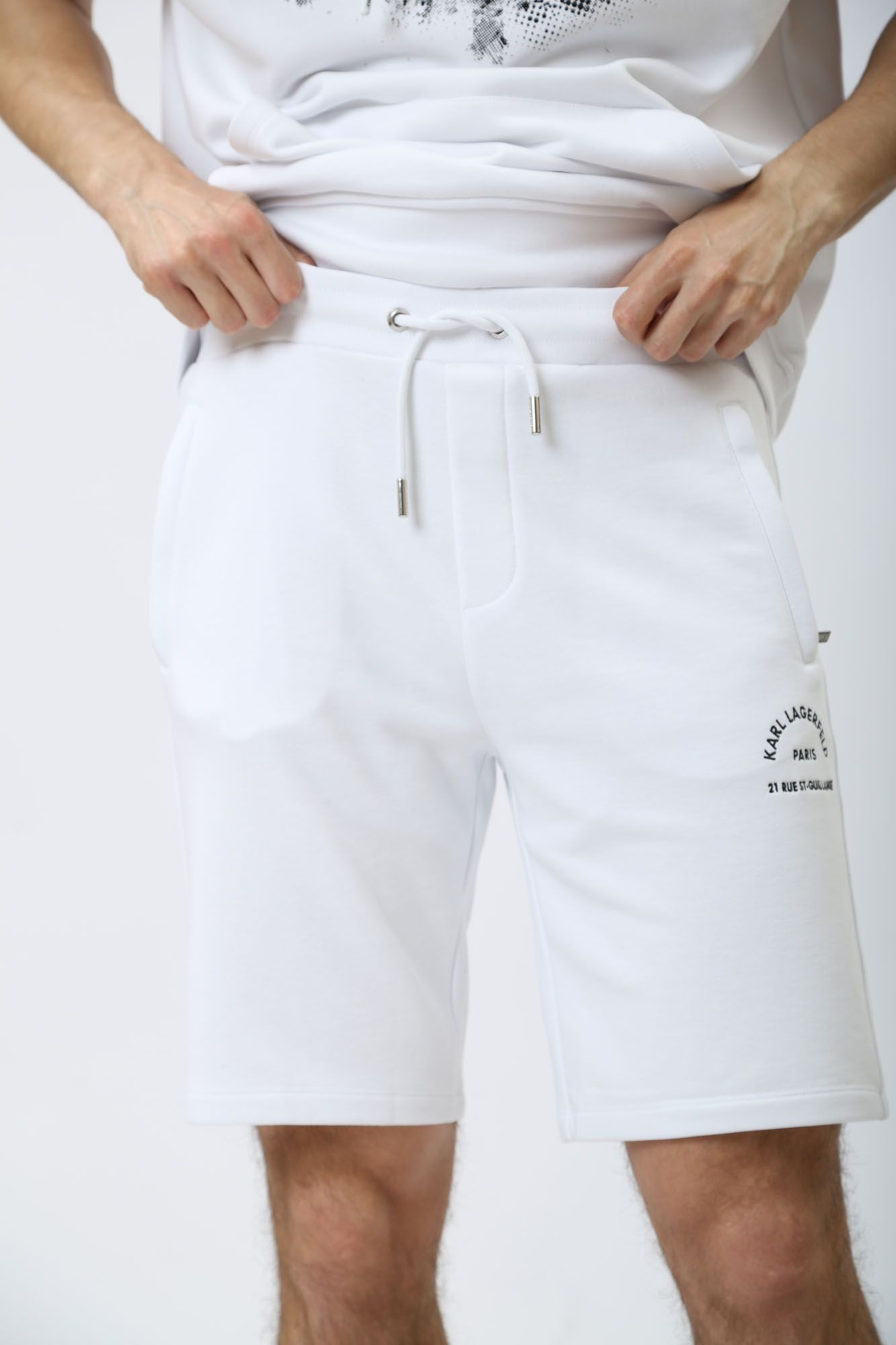 542900_705037 Шорты трикотажные Karl Lagerfeld Белый