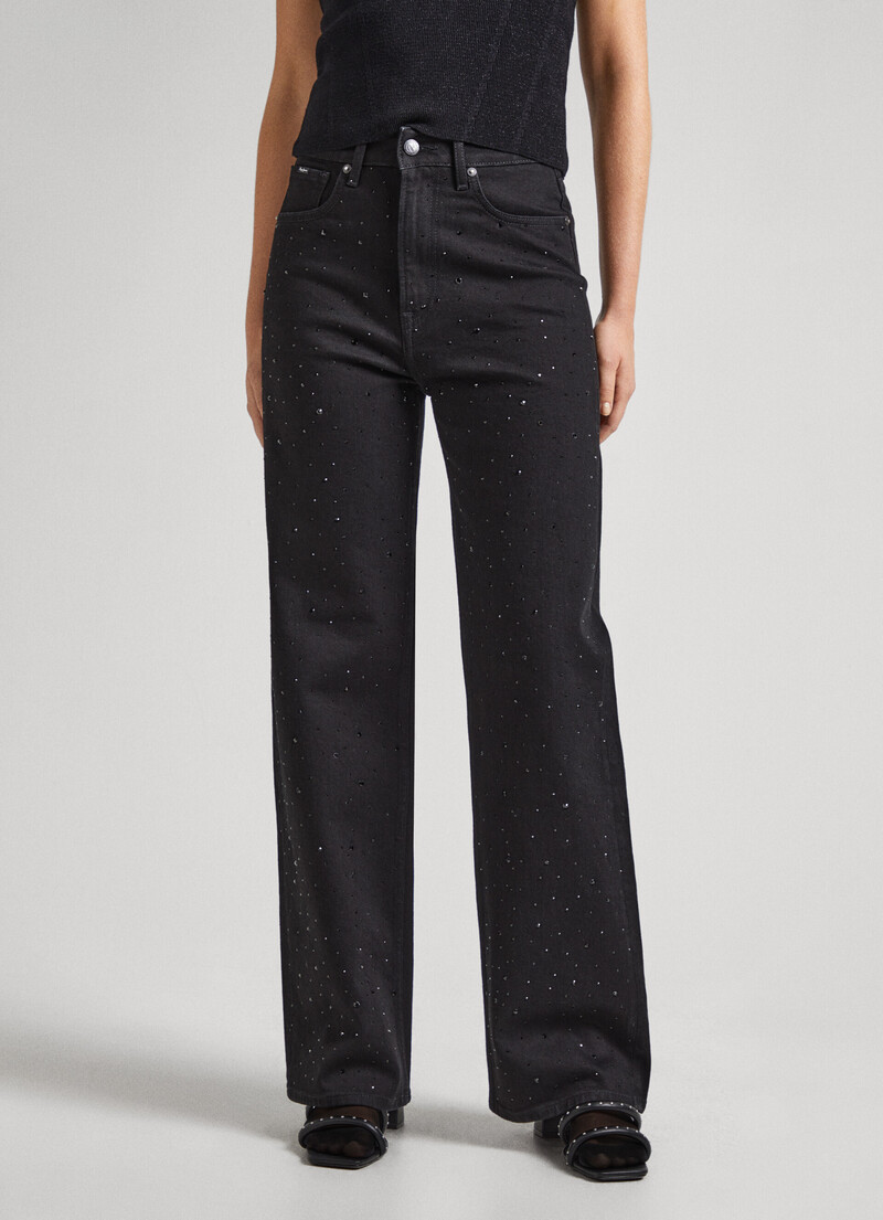 PL204604 джинсы wide leg jeans uhw  pepe jeans 