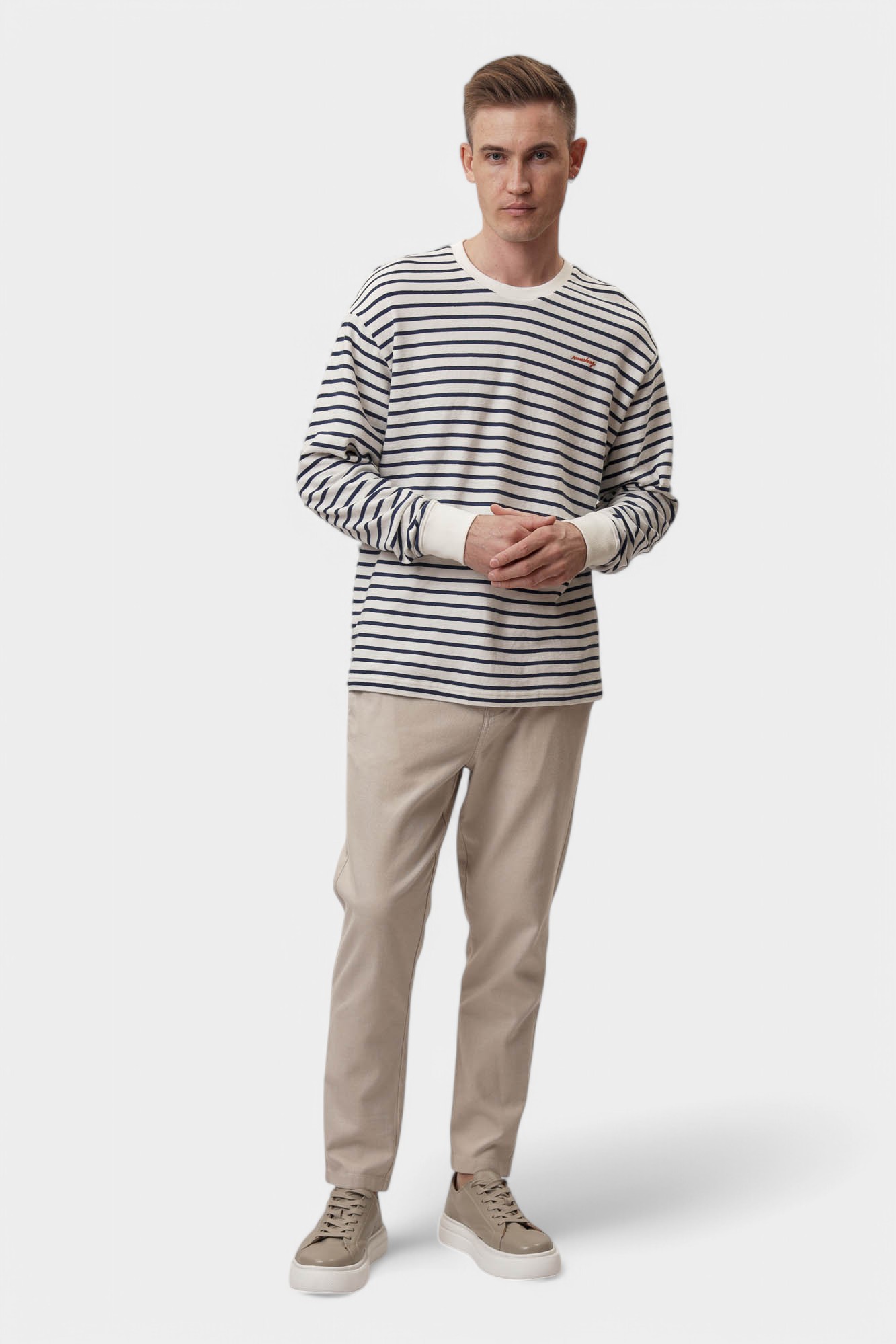 1016330 Брюки Mustang Бежевый