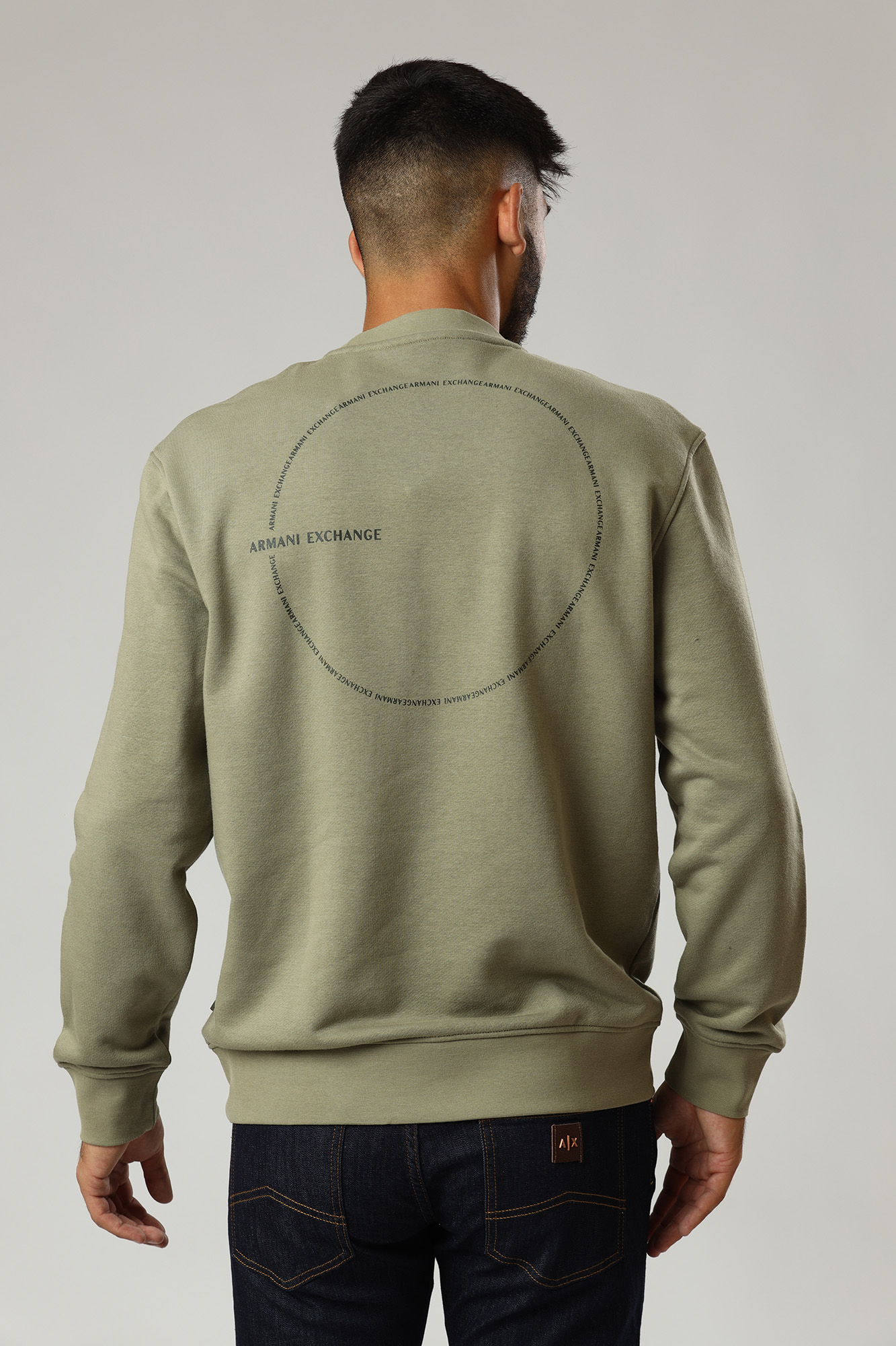 6LZMAC_ZJBXZ Свитшот Armani Exchange Бежевый