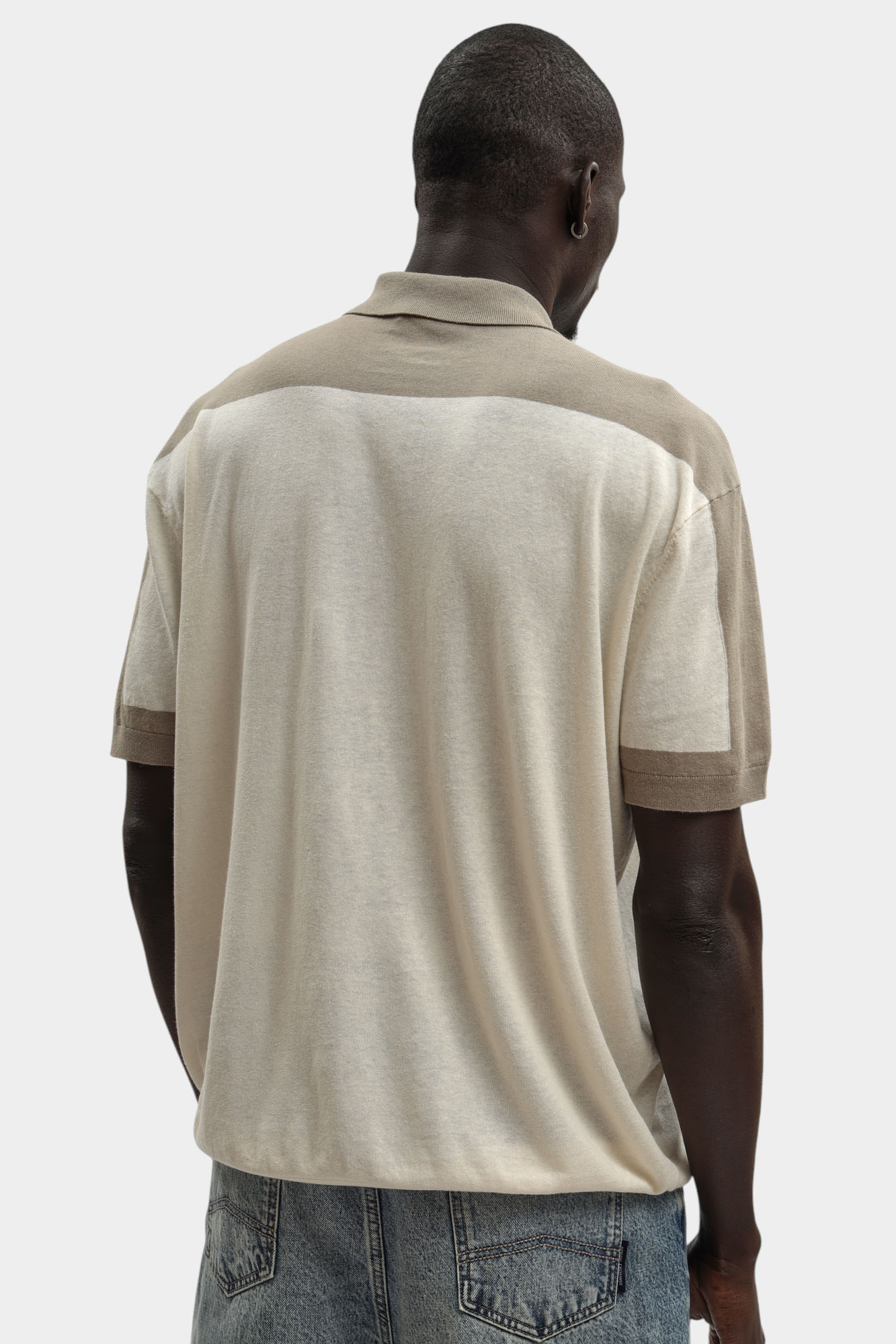 XM002151_AF22062 Поло Armani Exchange Бежевый