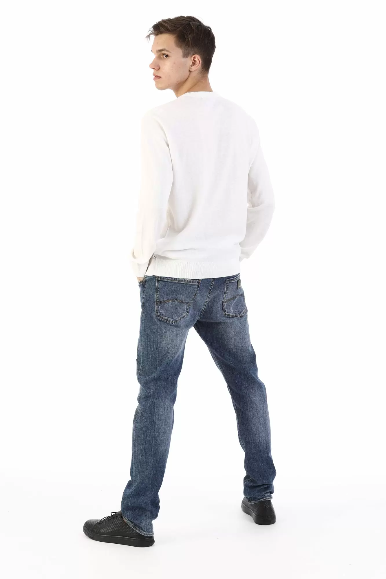 6HZM1A_ZML5Z Джемпер Armani Exchange Белый