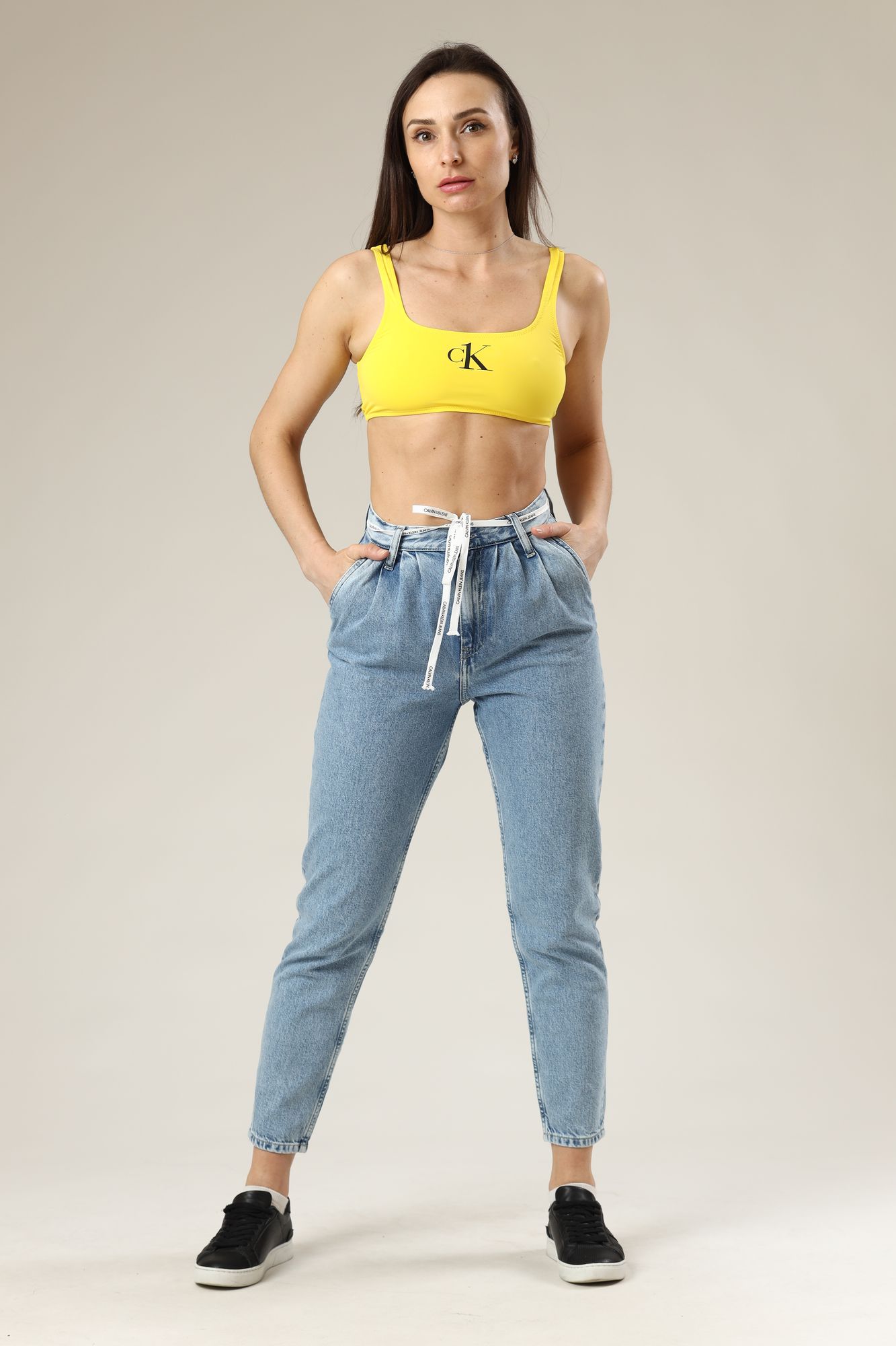 KW0KW01404_ZGM верх от купального костюма calvin klein underwear 