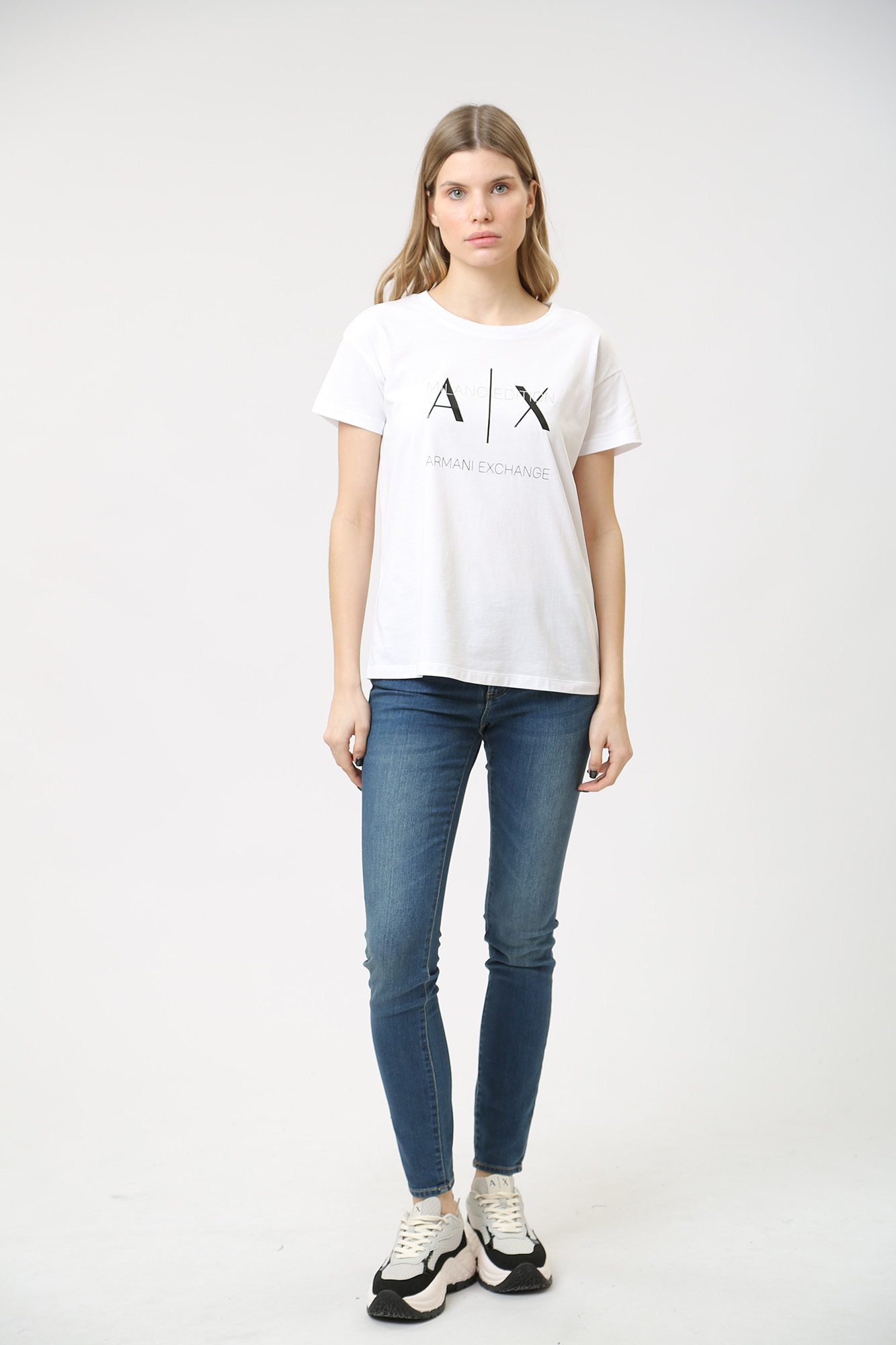 8NYJ01_Y2TBZ брюки джинсовые armani exchange 