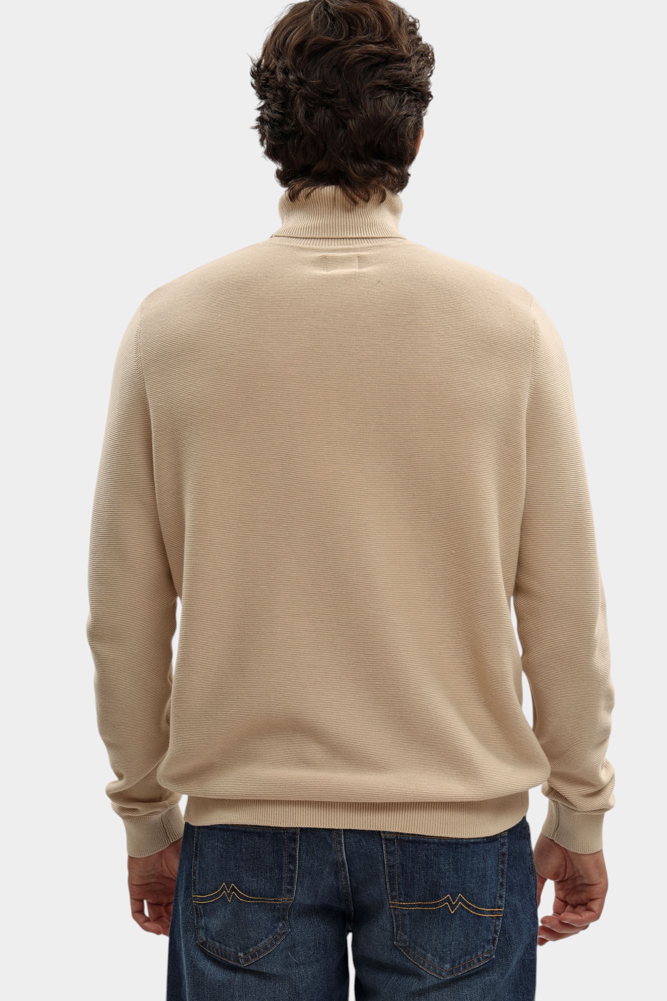 1016848 Водолазка Mustang Бежевый