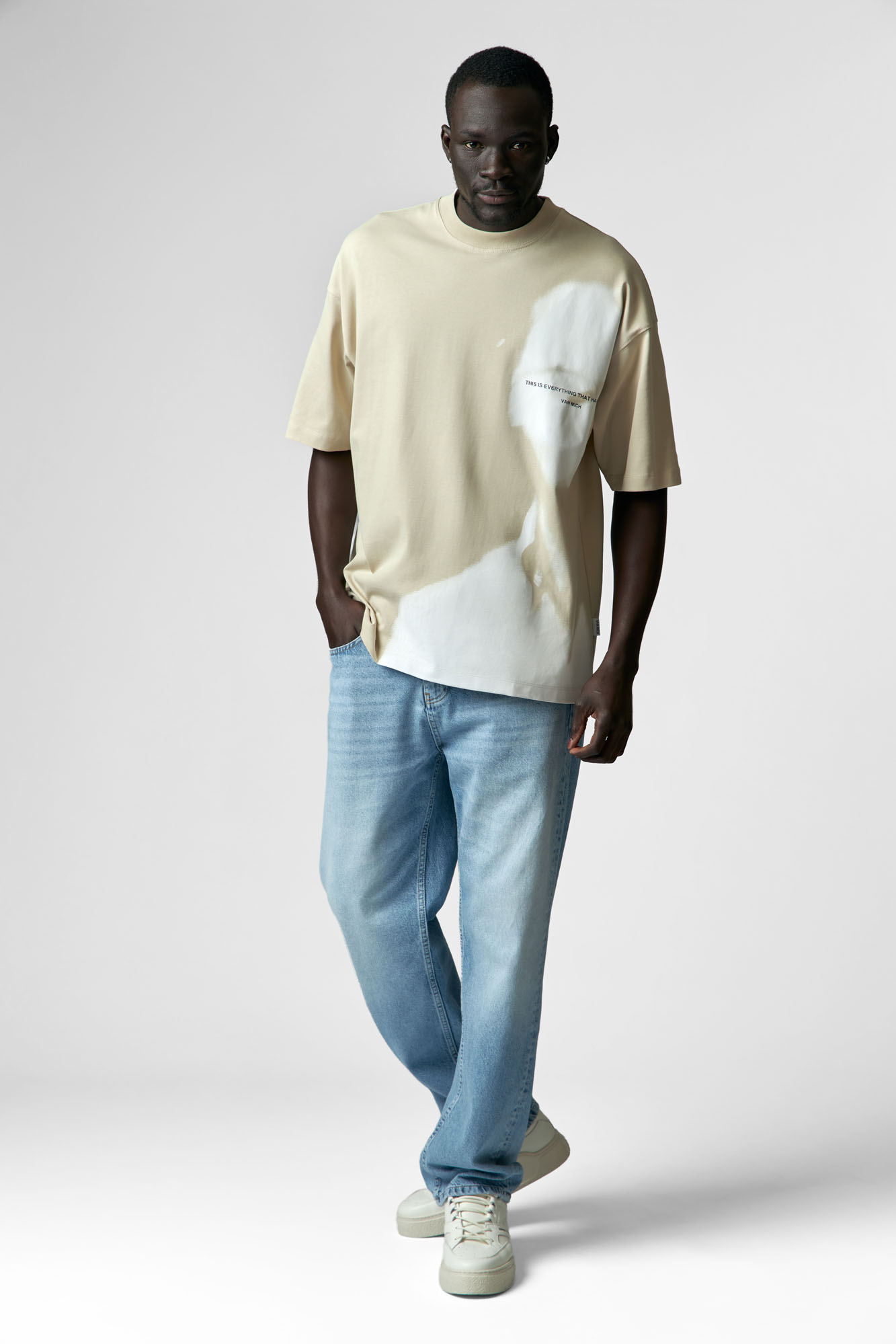 VM-ERK-22-419 Футболка Van Mich Бежевый