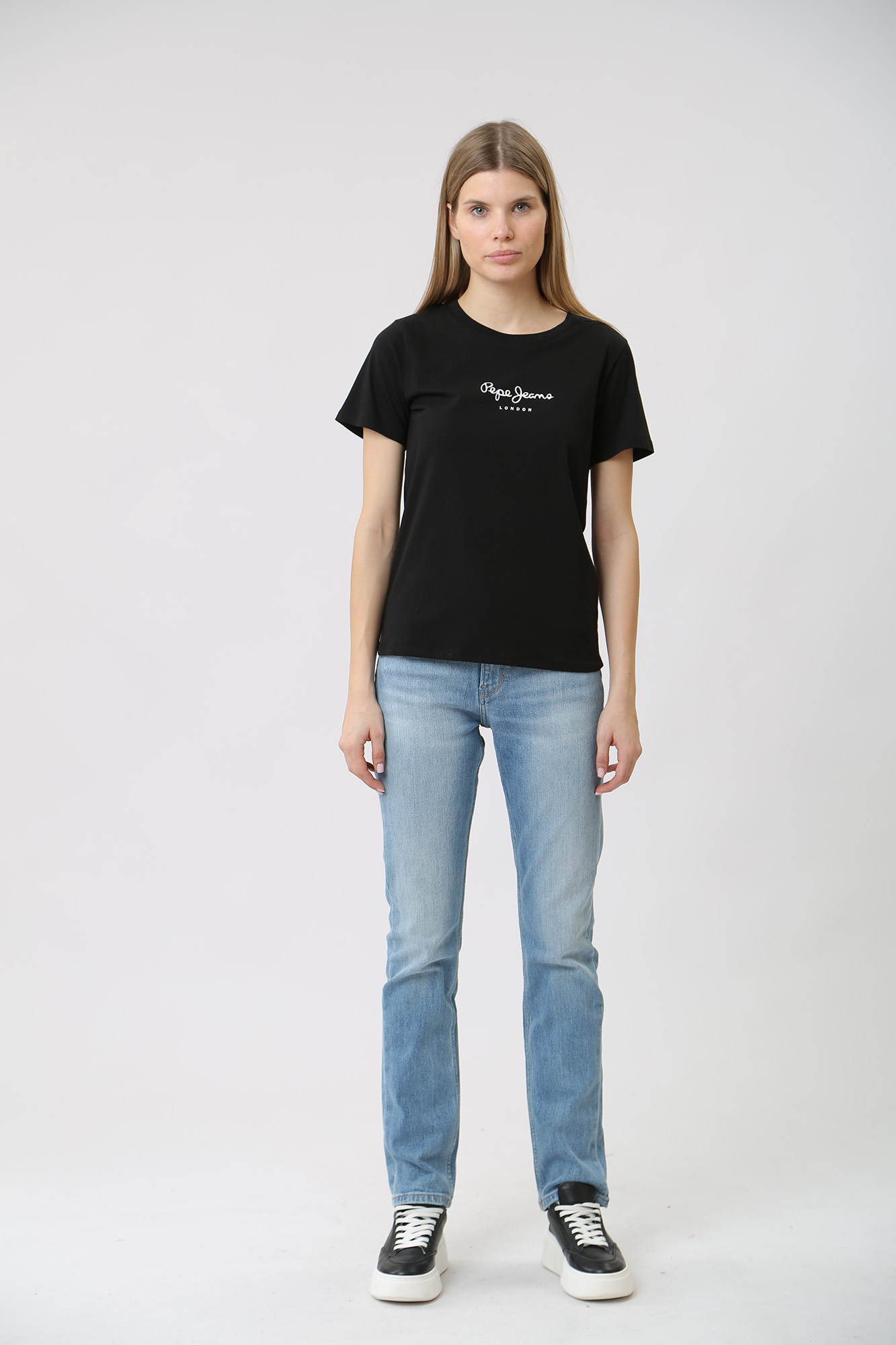 PL204592MI7 джинсы straight jeans hw  pepe jeans 