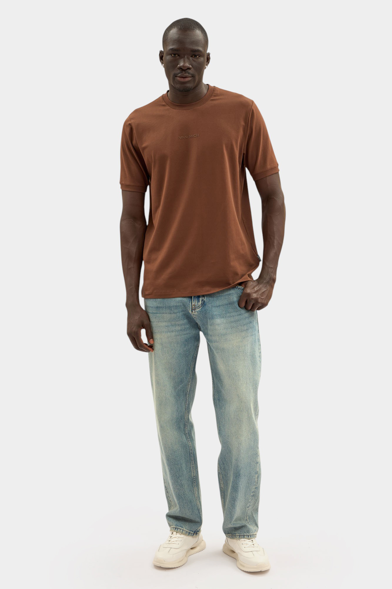 VM-ERK-22-573 Футболка Van Mich Коричневый