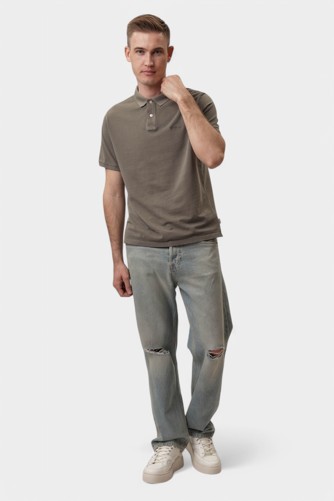 PM542099 Поло Pepe Jeans Зеленый