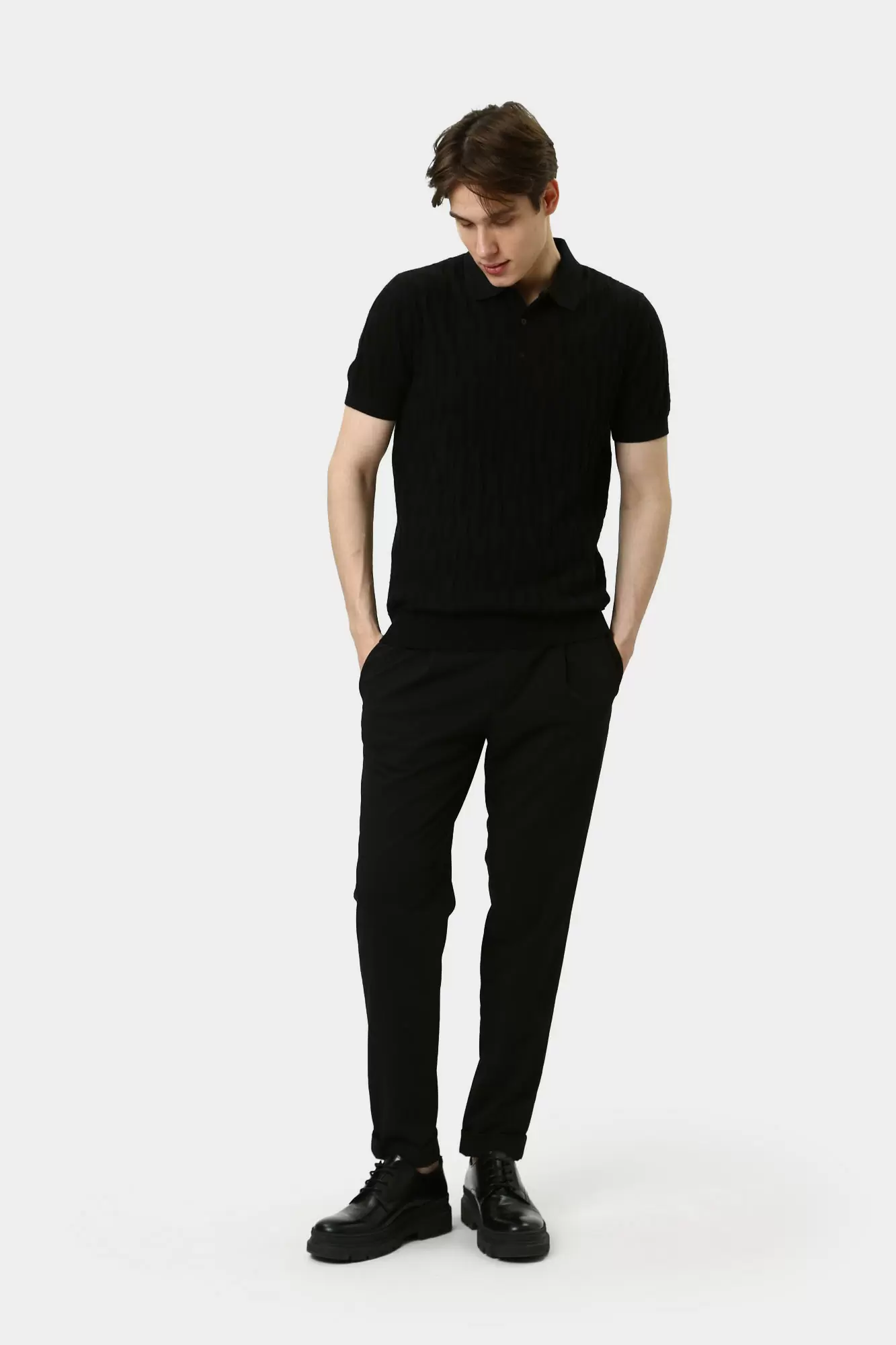 551306_655093 Поло Karl Lagerfeld Черный