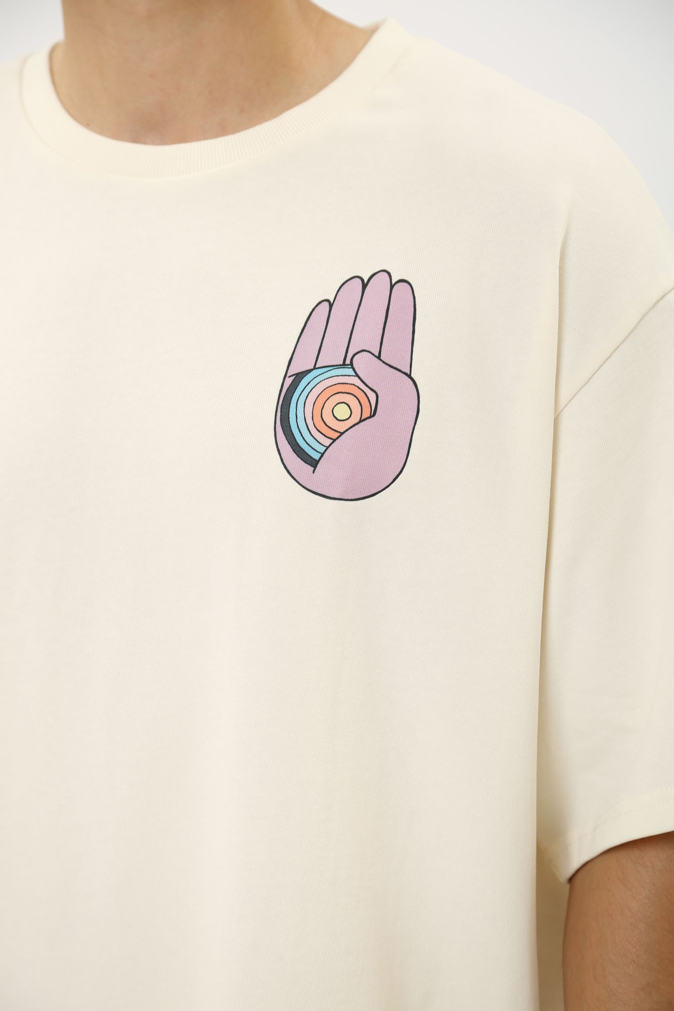 1014956 Футболка Mustang Молочный