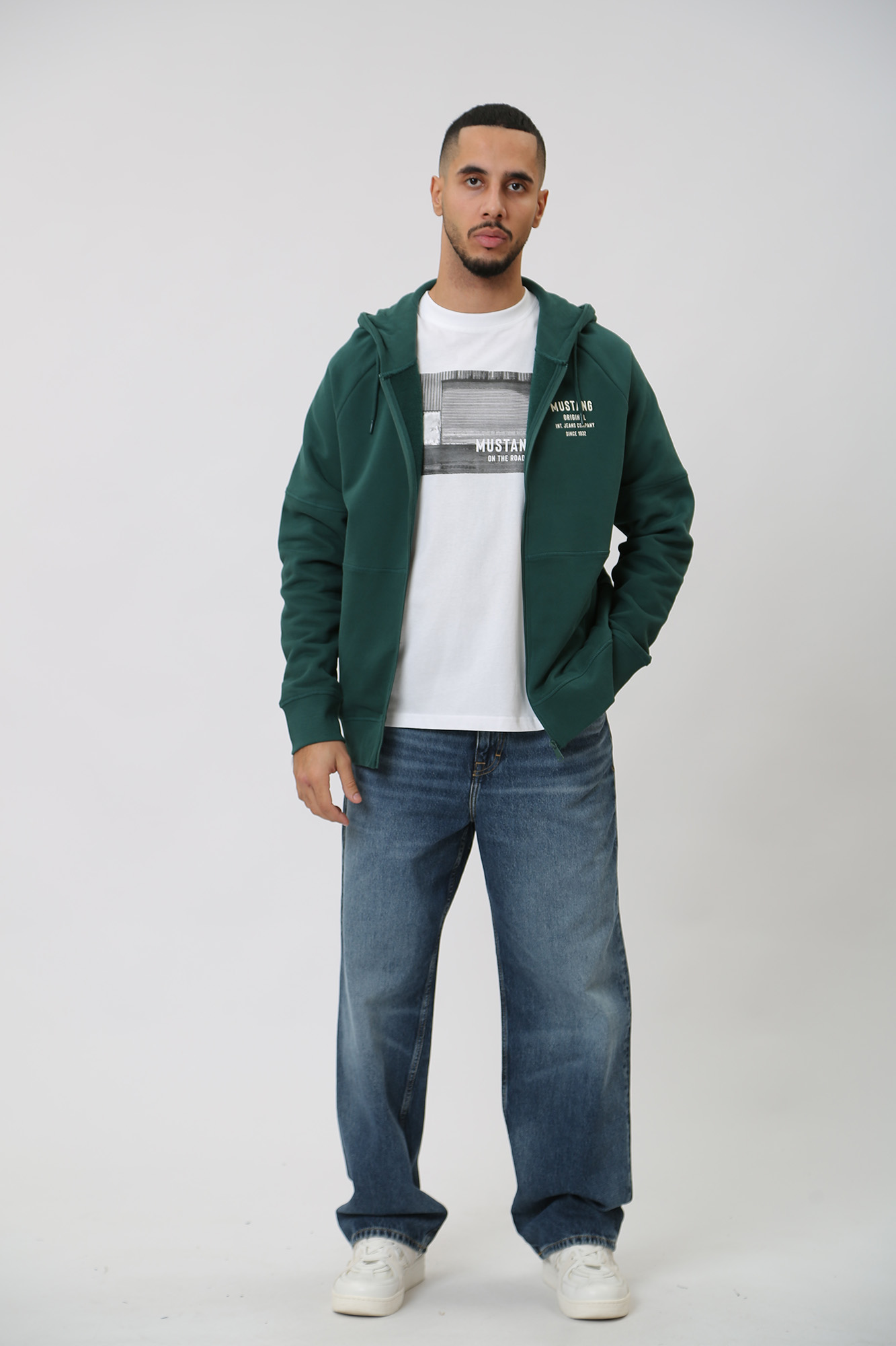 1014510 Толстовка Mustang Зеленый